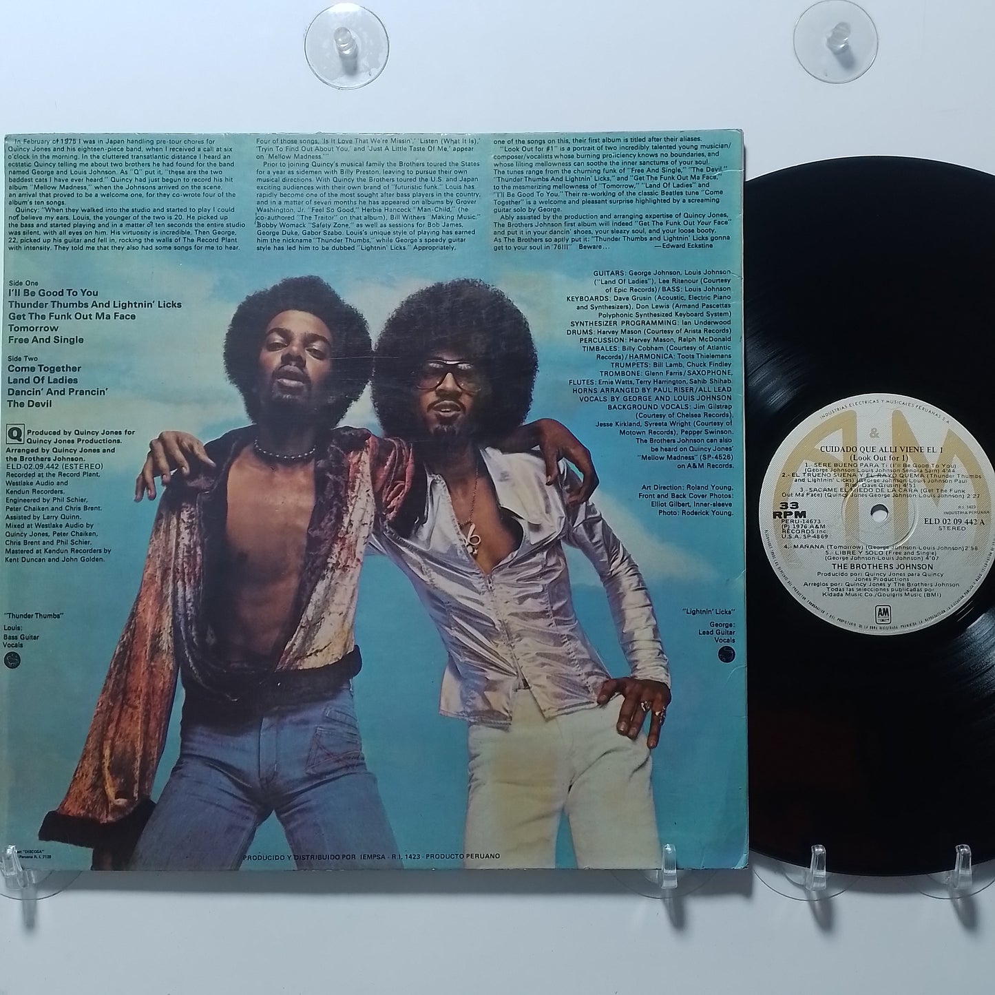 lp The Brothers Johnson Look Out For No 1 made peru 1976 funk soul disco