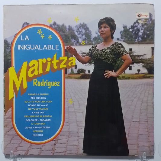 lp Maritza Rodriguez La Inigualable made peru 1975 criollo folk