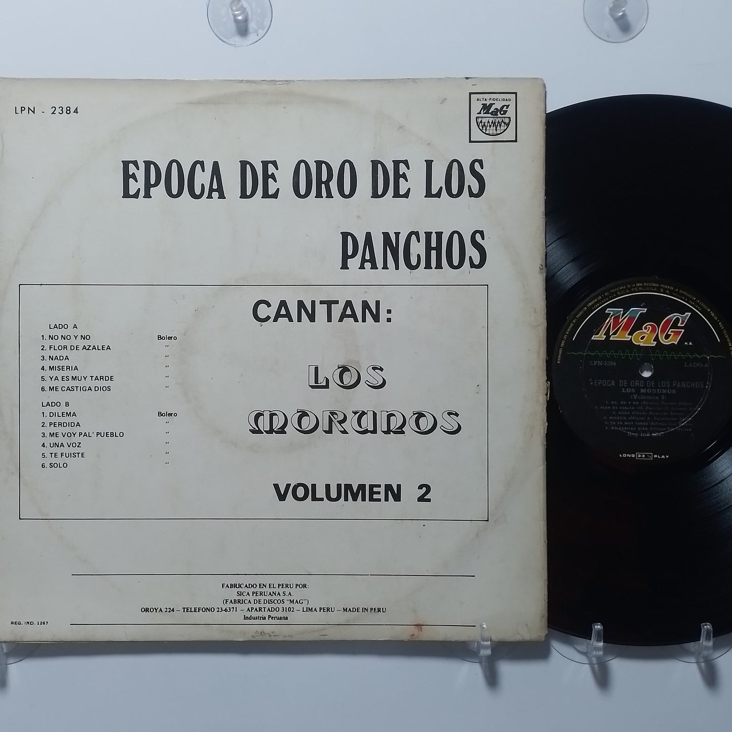 lp Los Morunos Siguen Los Morunos Con Su Nuevo Sonido made peru 1987 latin bolero
