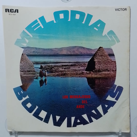 lp Los Mensajeros Del Ande Melodias Bolivianas made peru 1980 andean folk