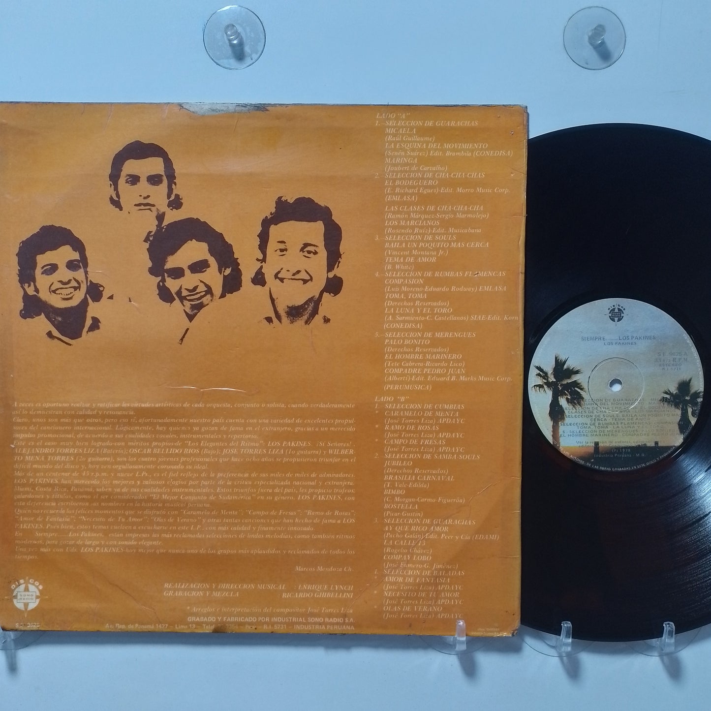 lp Los Pakines Siempre made peru 1978 latin cumbia