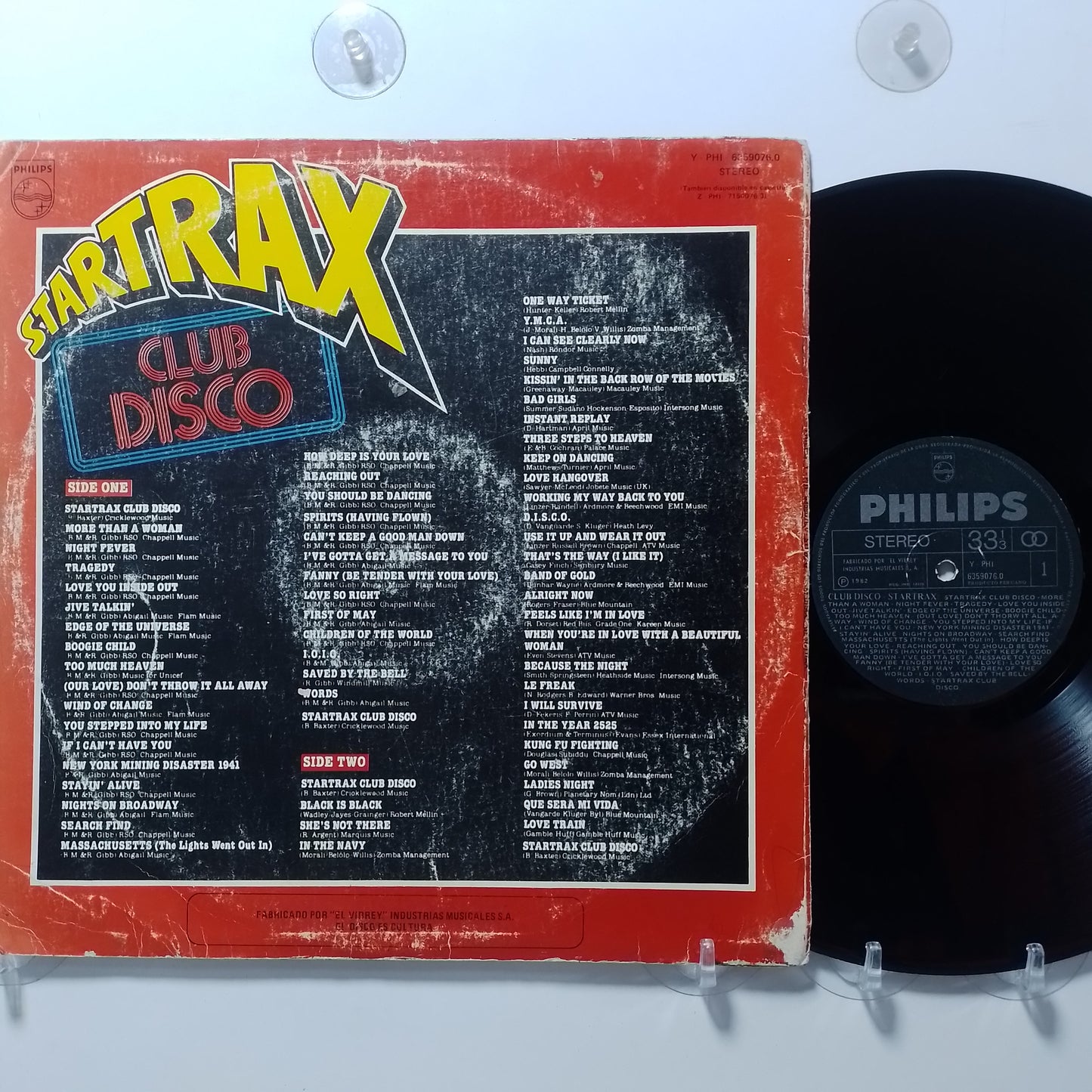 lp Startrax Club Disco 30 tracks non stop bee gees made peru 1981 disco