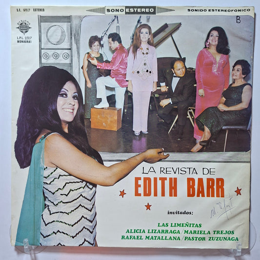 lp La Revista De Edith Barr varios made peru 1968 criollo folk