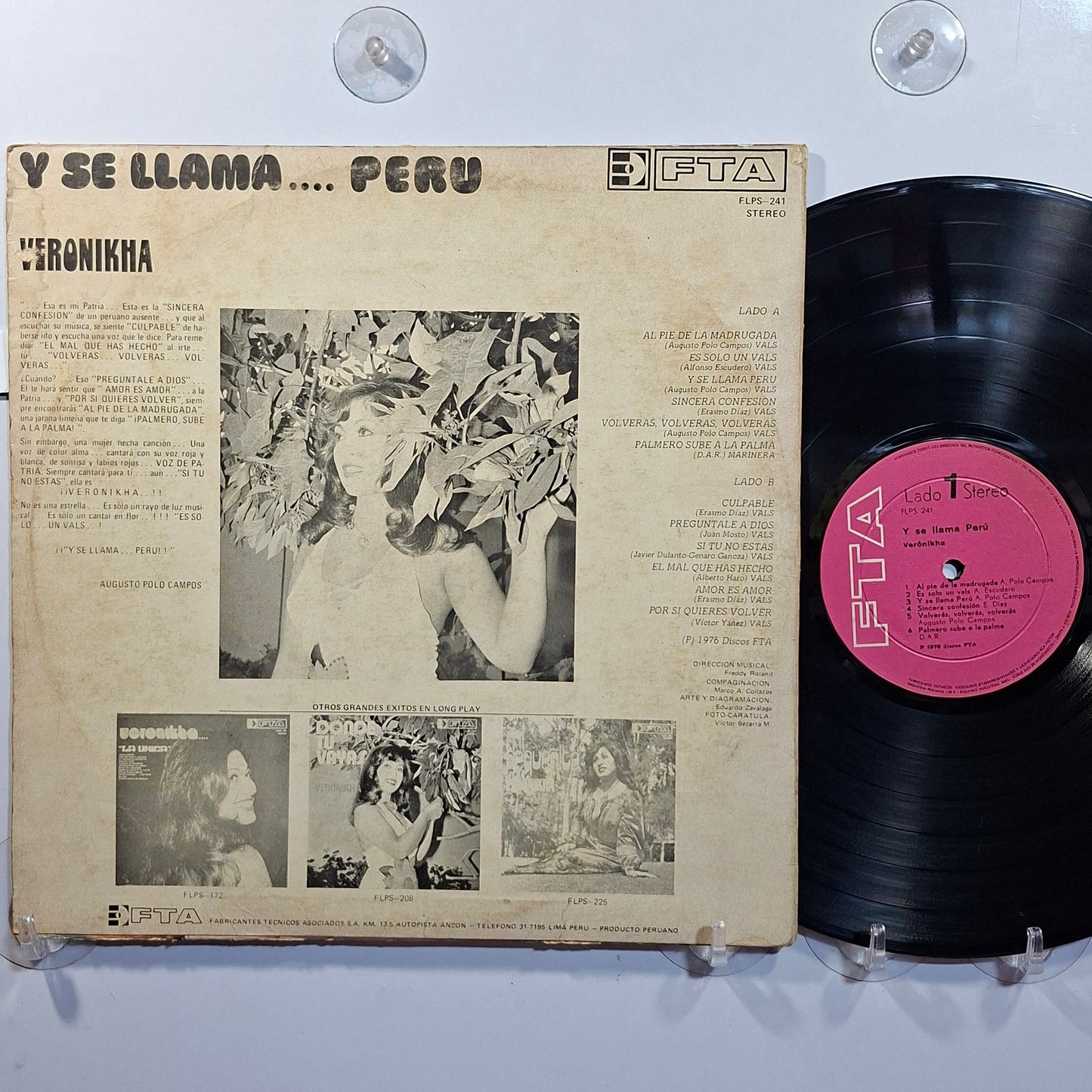 lp Veronikha Y Se Llama peru made peru 1976 criollo folk