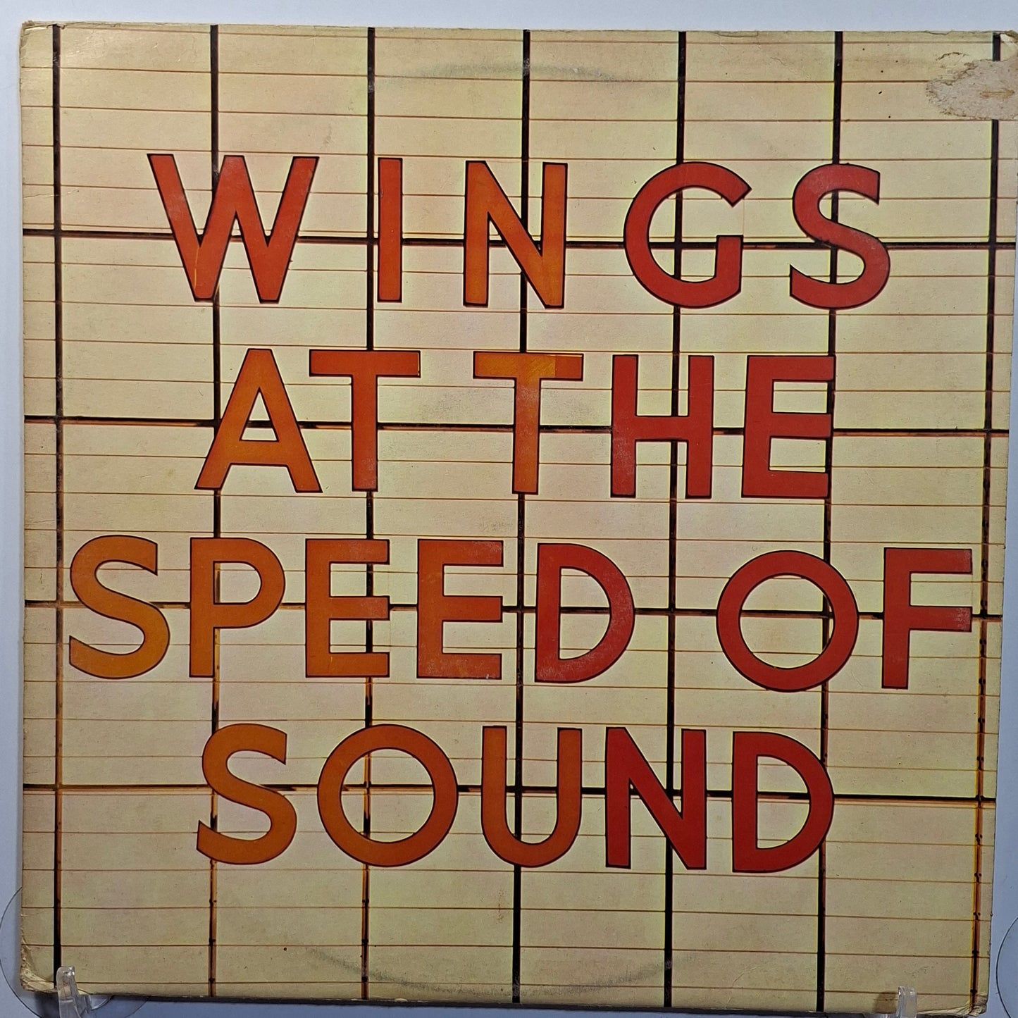 lp Wings Wings At The Speed Of Sound made inglaterra 1976 con insert pop rock
