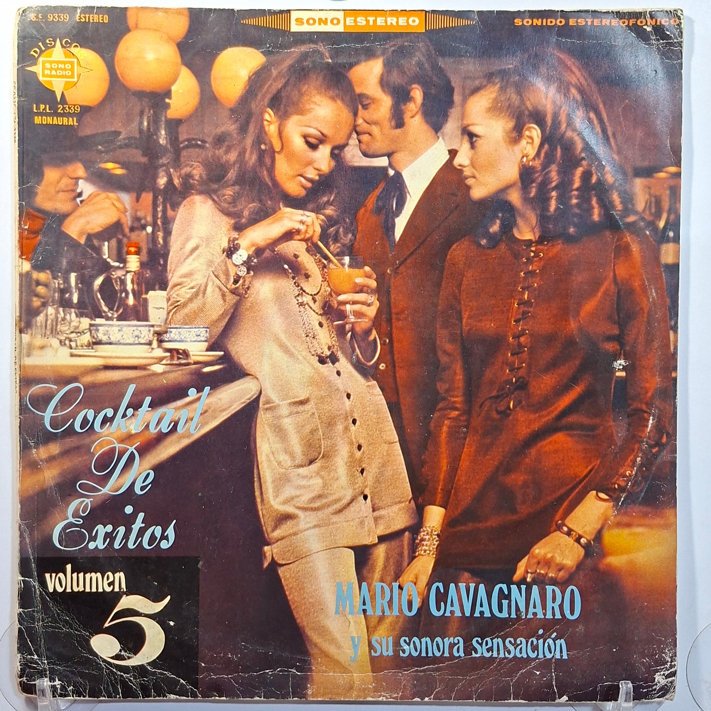 lp Mario Cavagnaro Y Su Sonora Sensacion Cocktail De Exitos Vol 5 made peru 1970 boogaloo cumbia