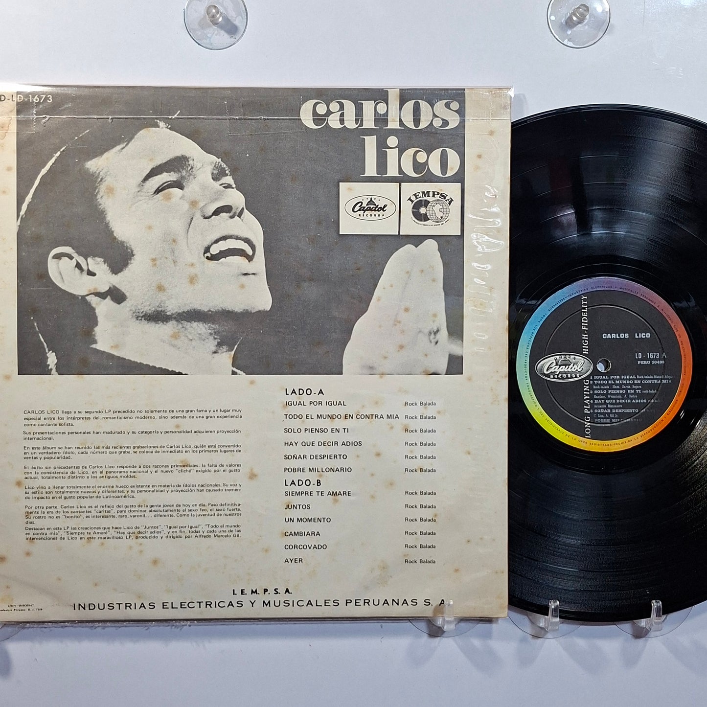 lp Carlos Lico Carlos Lico made peru 1968 latin pop