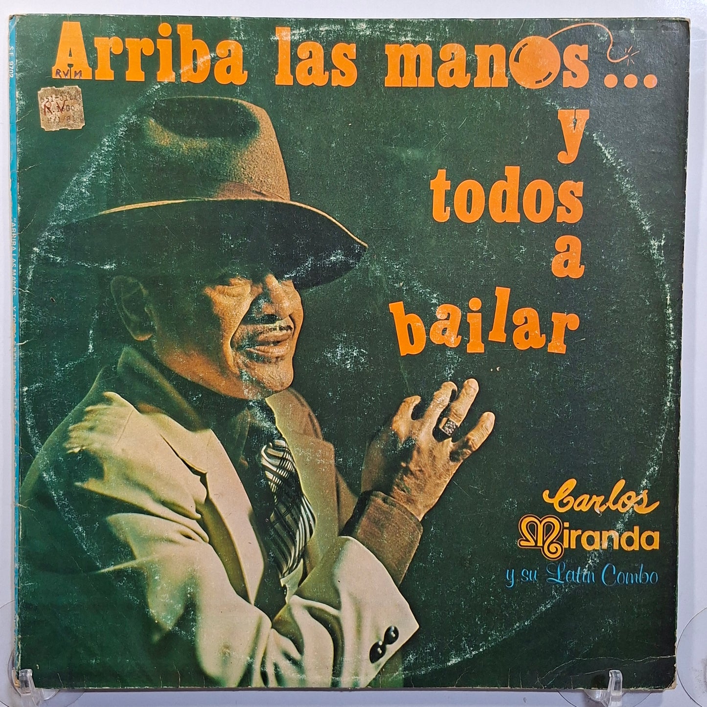 lp Carlos Miranda Y Su Latin Combo Arriba Las manos Y Todos A Bailar made peru 1980 cumbia salsa