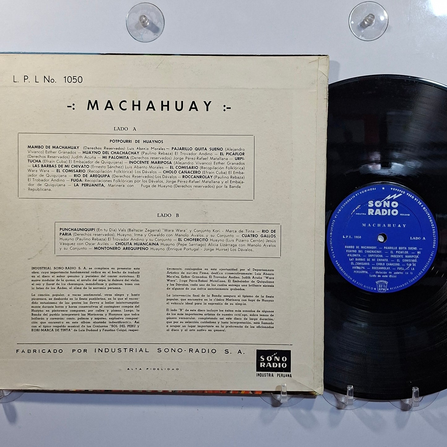 lp Machahuay luis abanto morales esther granados trovador andino varios made peru 1963 huayno folk