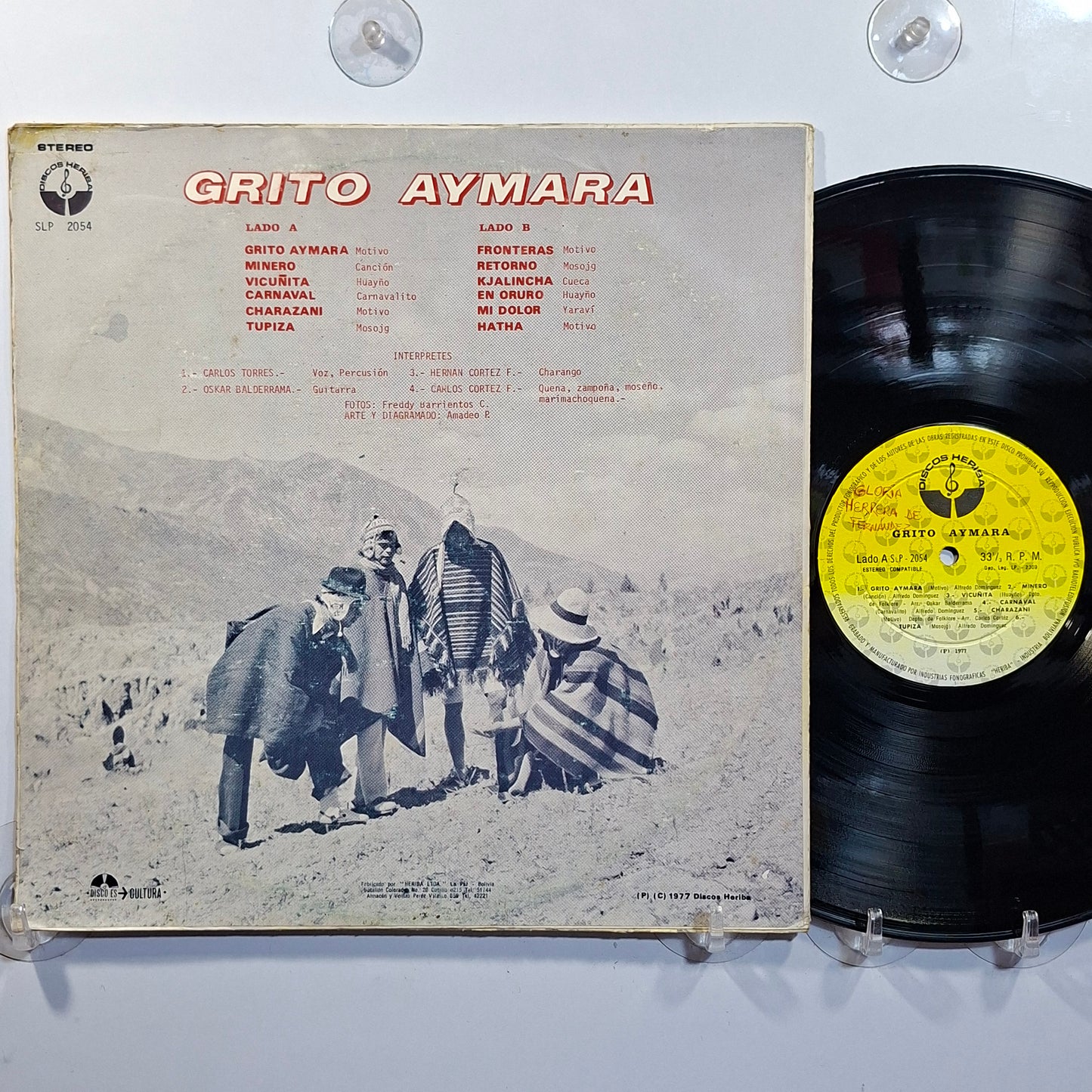 lp Grito Aymara Grito Aymara made bolivia 1977 andean folk