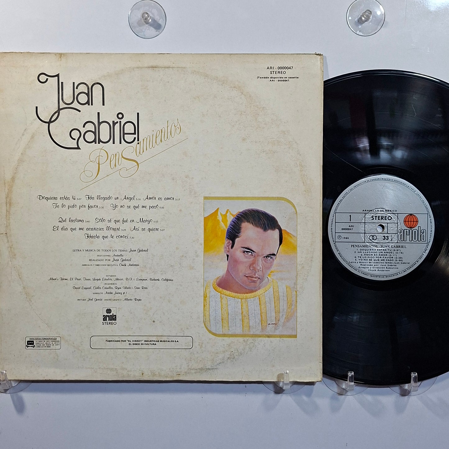 lp Juan Gabriel Pensamientos made peru 1986 latin pop
