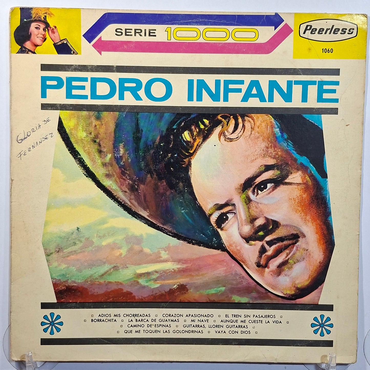lp Pedro Infante Adios Mis Chorreadas made peru 1960 ranchera folk