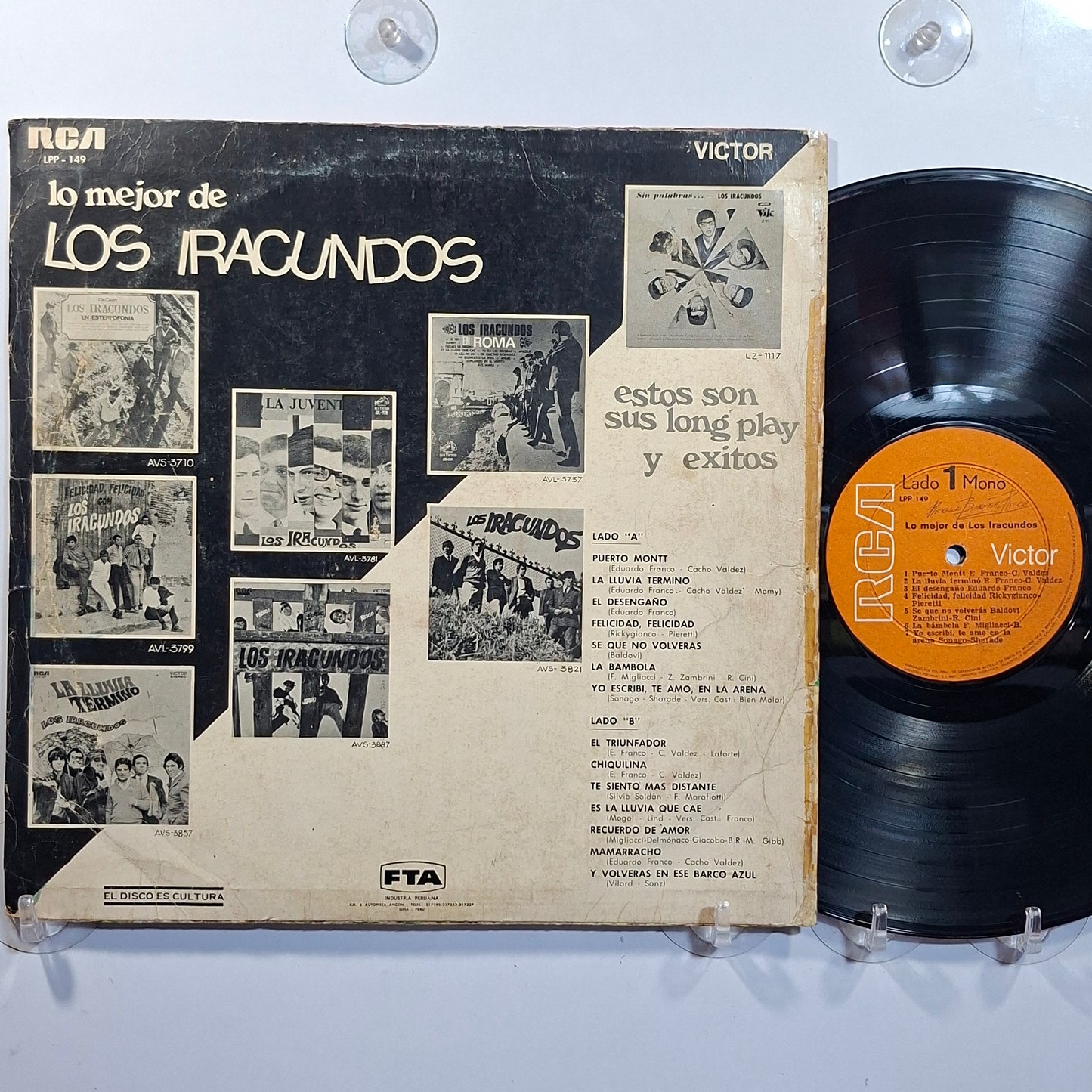 lp los iracundos lo mejor de los iracundos made peru 1971 rock latin pop