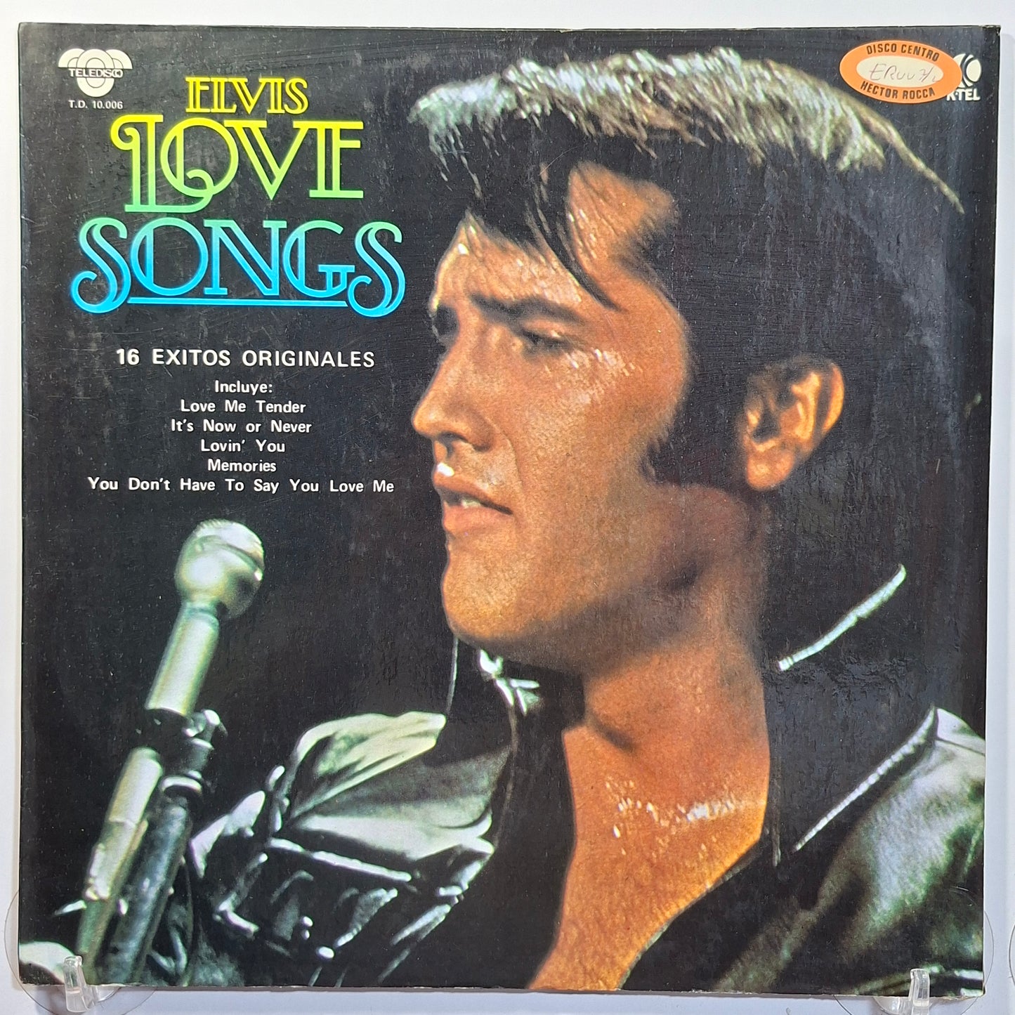 lp Elvis presley Elvis Love Songs 16 Exitos Originales made peru 1980 pop rock