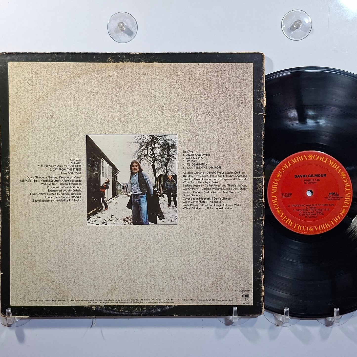 lp David Gilmour David Gilmour made usa 1978 gatefold rock