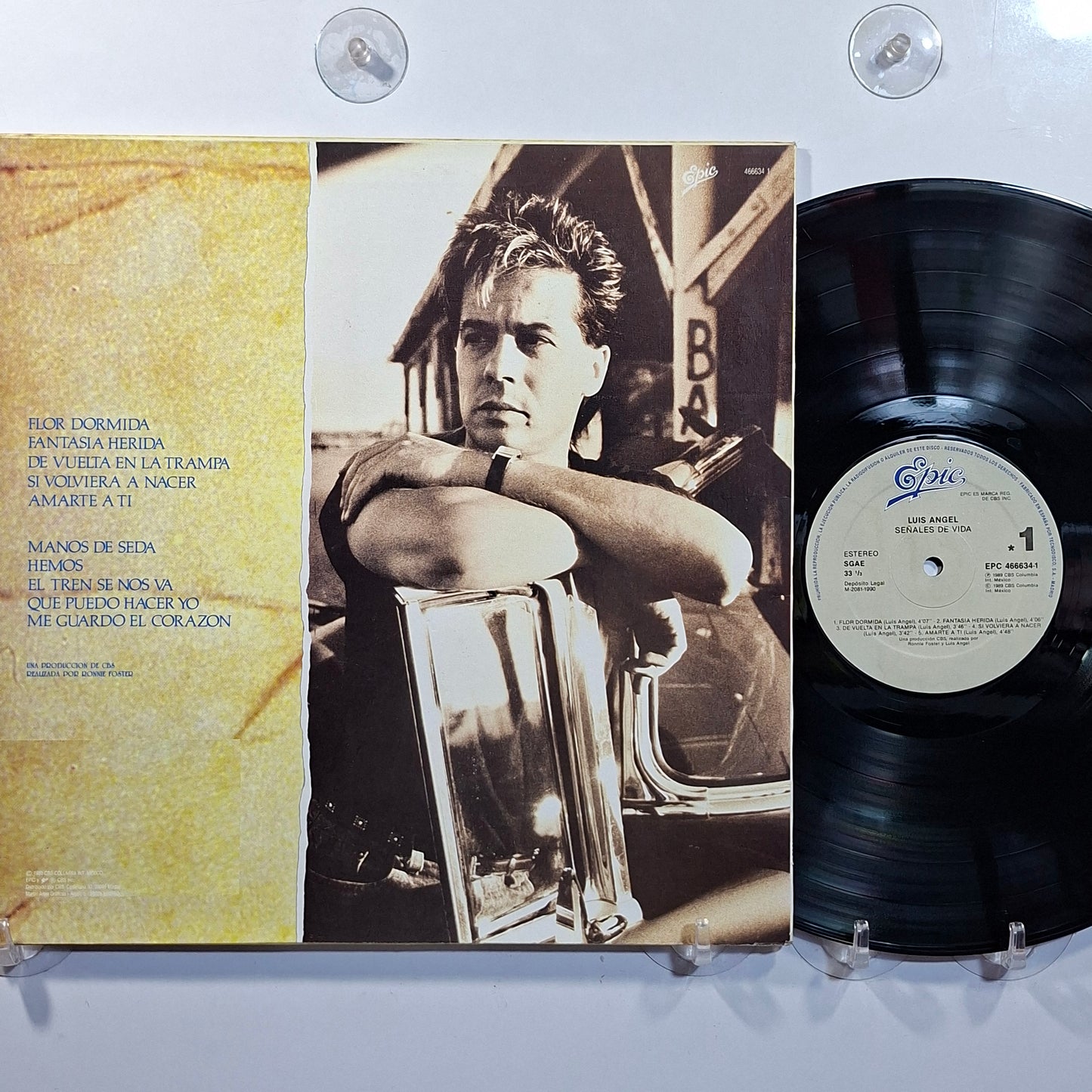 lp Luis Angel Señales De Vida made españa 1990 latin pop