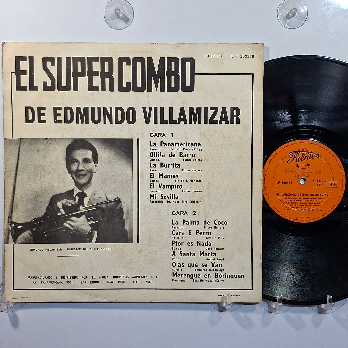 lp El Supercombo De Edmundo Villamizar El Supercombo De Villamizar made peru 1966 latin cumbia