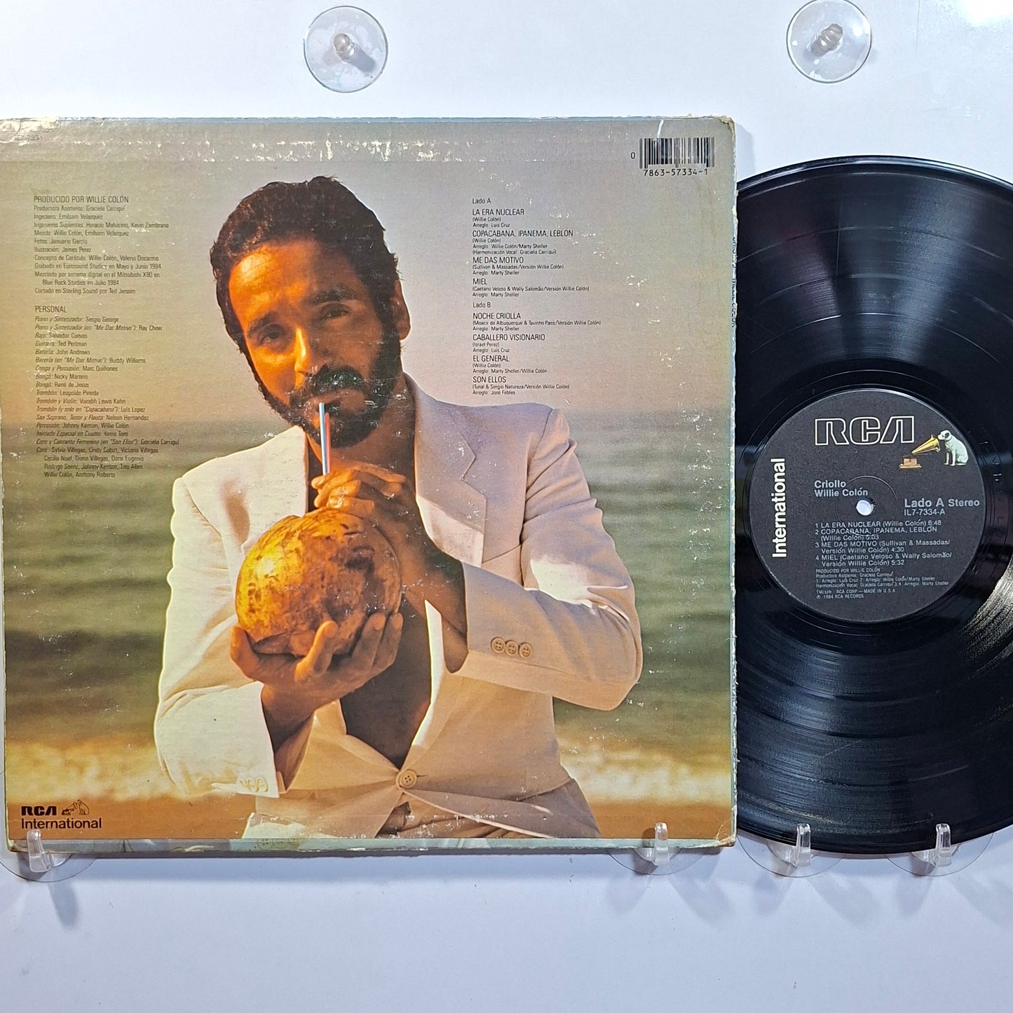 lp willie colon criollo made usa 1984 salsa