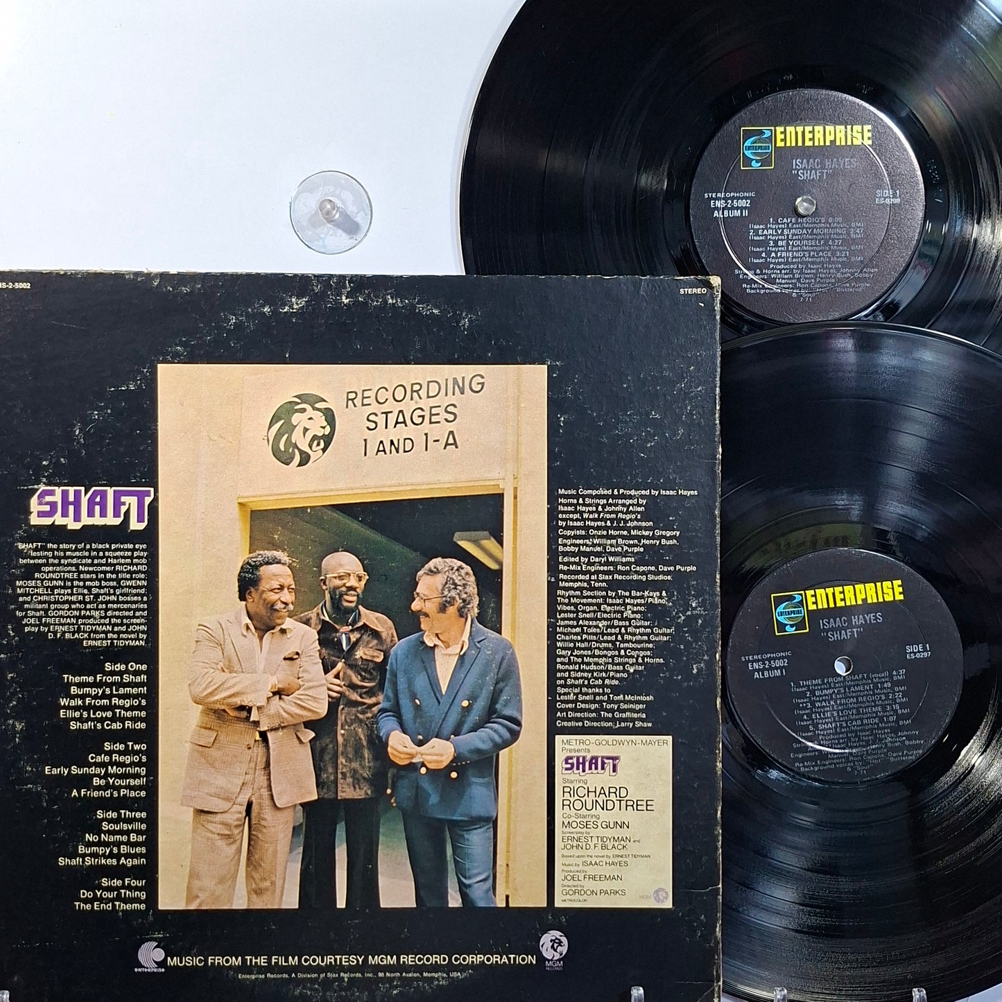 x2 lp Isaac Hayes Shaft made usa 1971 gatefold jazz funk
