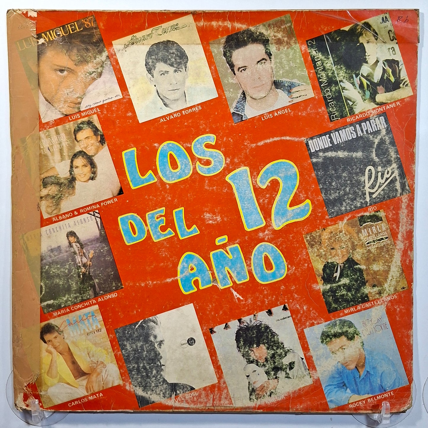 lp los 12 del año vol 2 rio luis miguel ricardo montaner rocky belmonte varios made peru 1988 latin pop