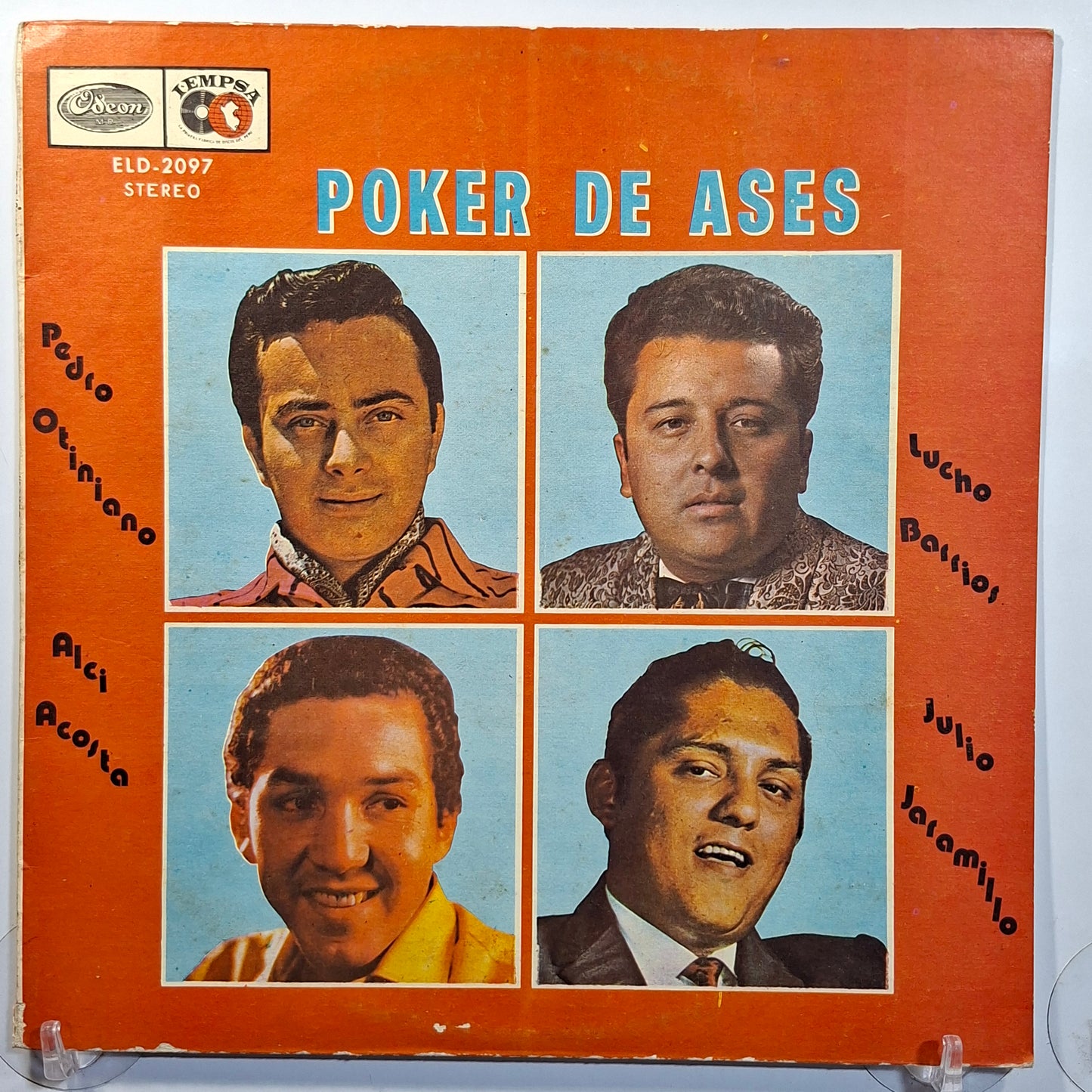 lp poker de ases lucho barrios julio jaramillo pedro otiniano alci acosta made peru 1980 latin bolero