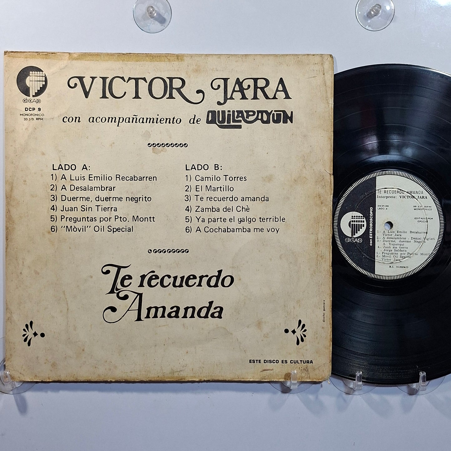lp victor jara te recuerdo amanda made peru 1973 latin protesta folk