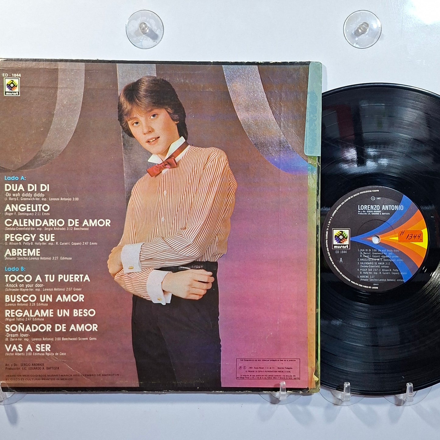 lp Lorenzo Antonio Lorenzo Antonio made mexico 1983 latin pop
