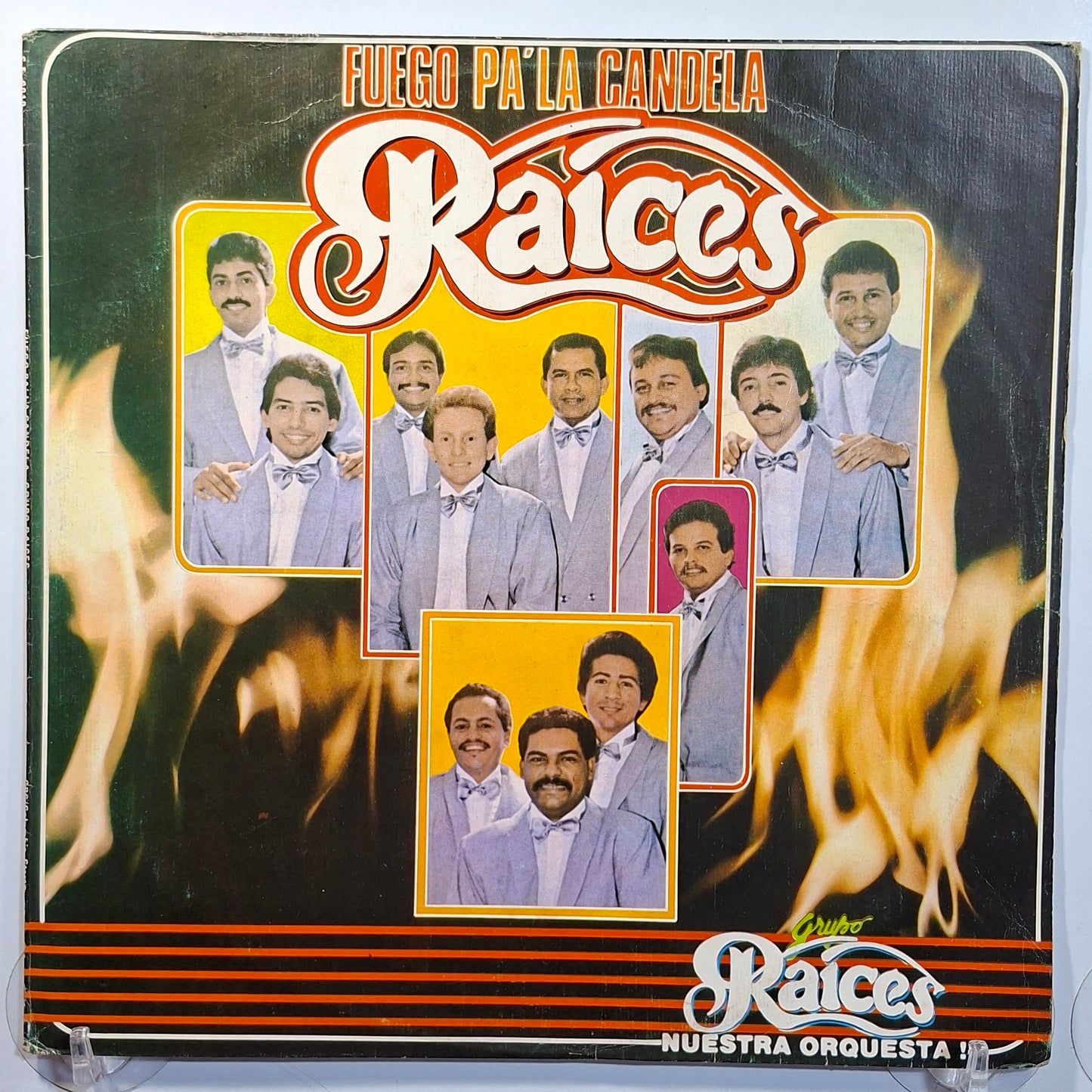 lp Grupo Raices Fuego Pa' La Candela made peru 1987 salsa
