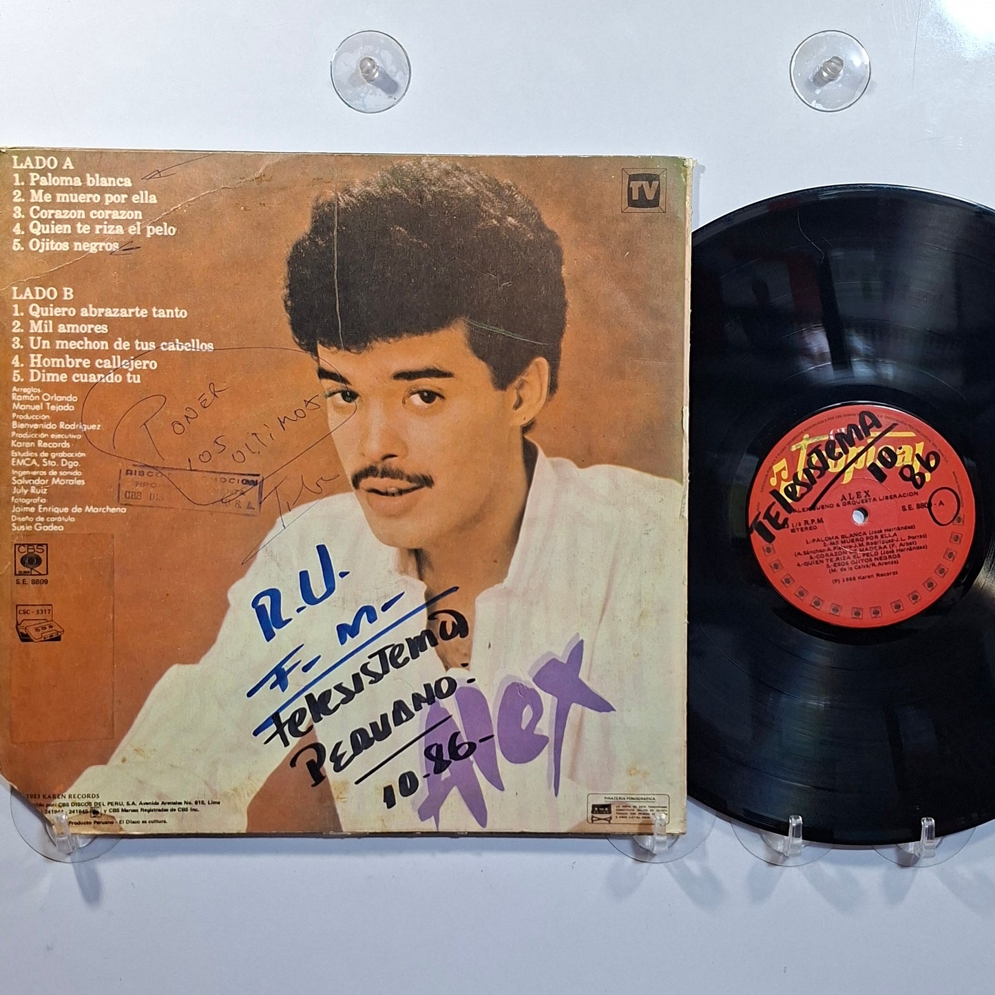 lp Alex Bueno & Orquesta Liberacion made peru 1986 latin merengue