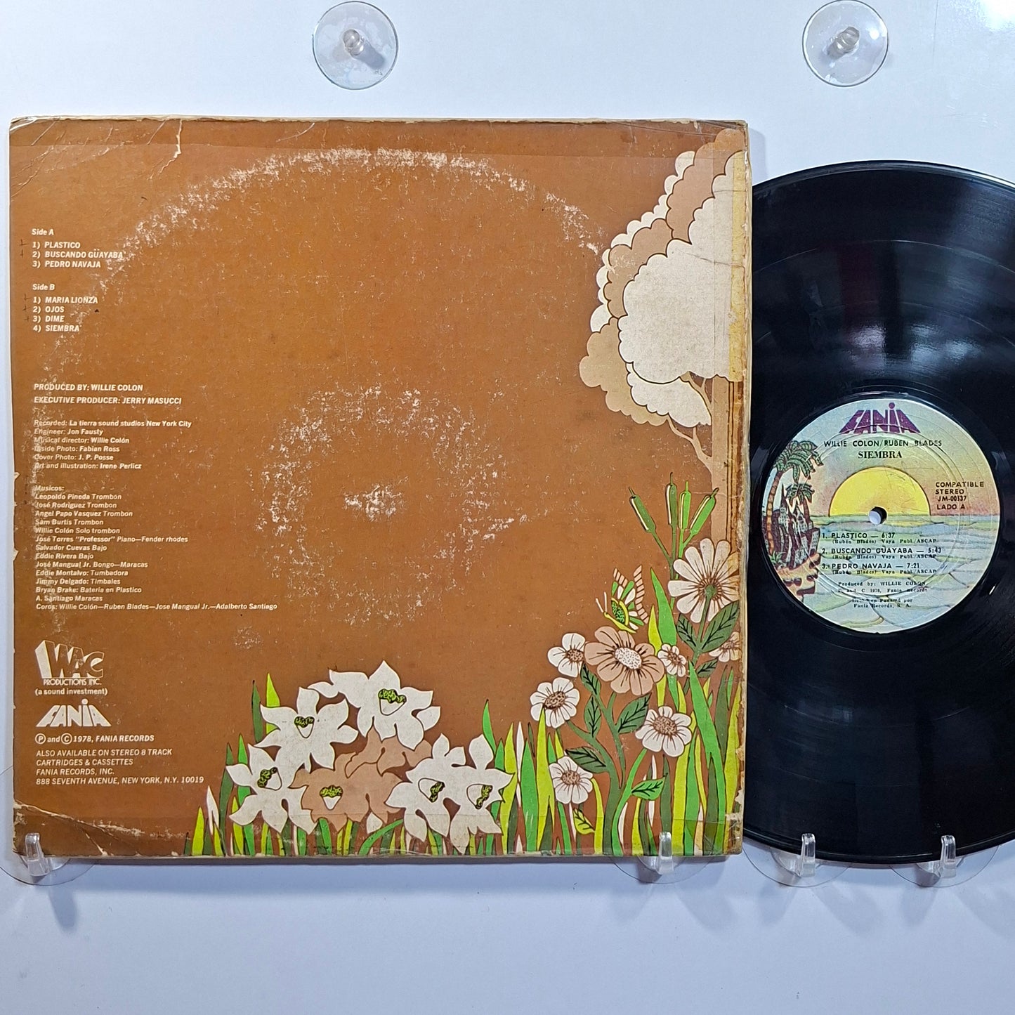 lp Willie Colon & Ruben Blades Siembra made venezuela 1978 gatefold salsa