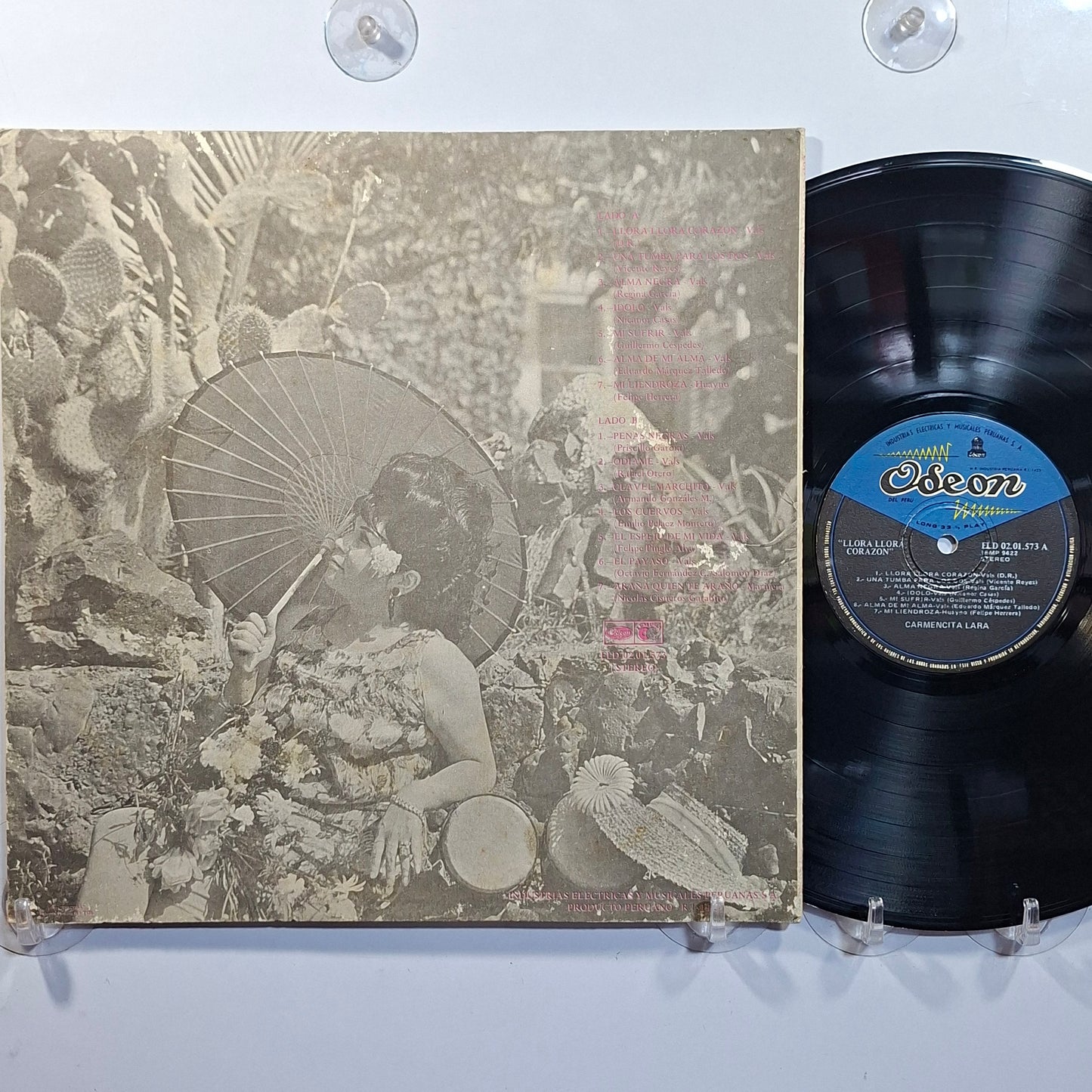 lp Carmencita Lara Llora Llora Corazon made peru 1978 criollo folk