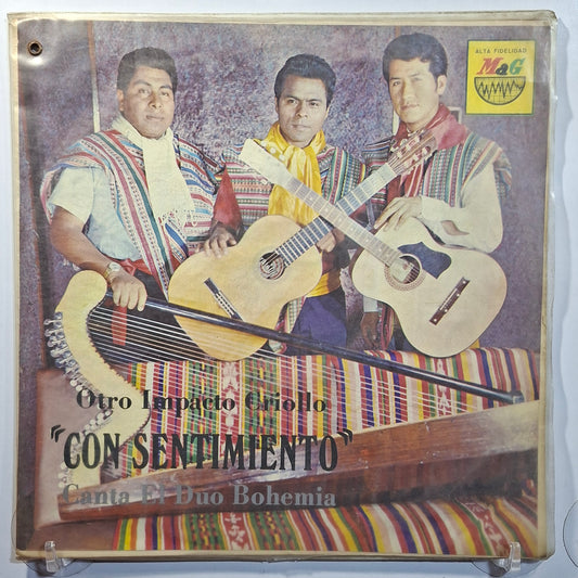 lp Duo Bohemia Con Sentimiento made peru 1960 huayno folk