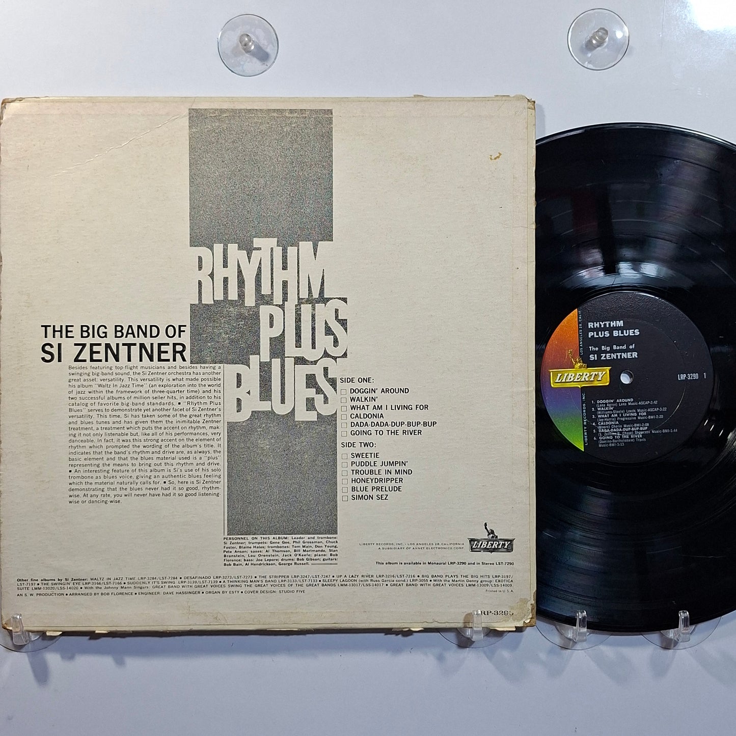 lp The Big Band Of Si Zentner Rhythm Plus Blues made usa 1963 jazz