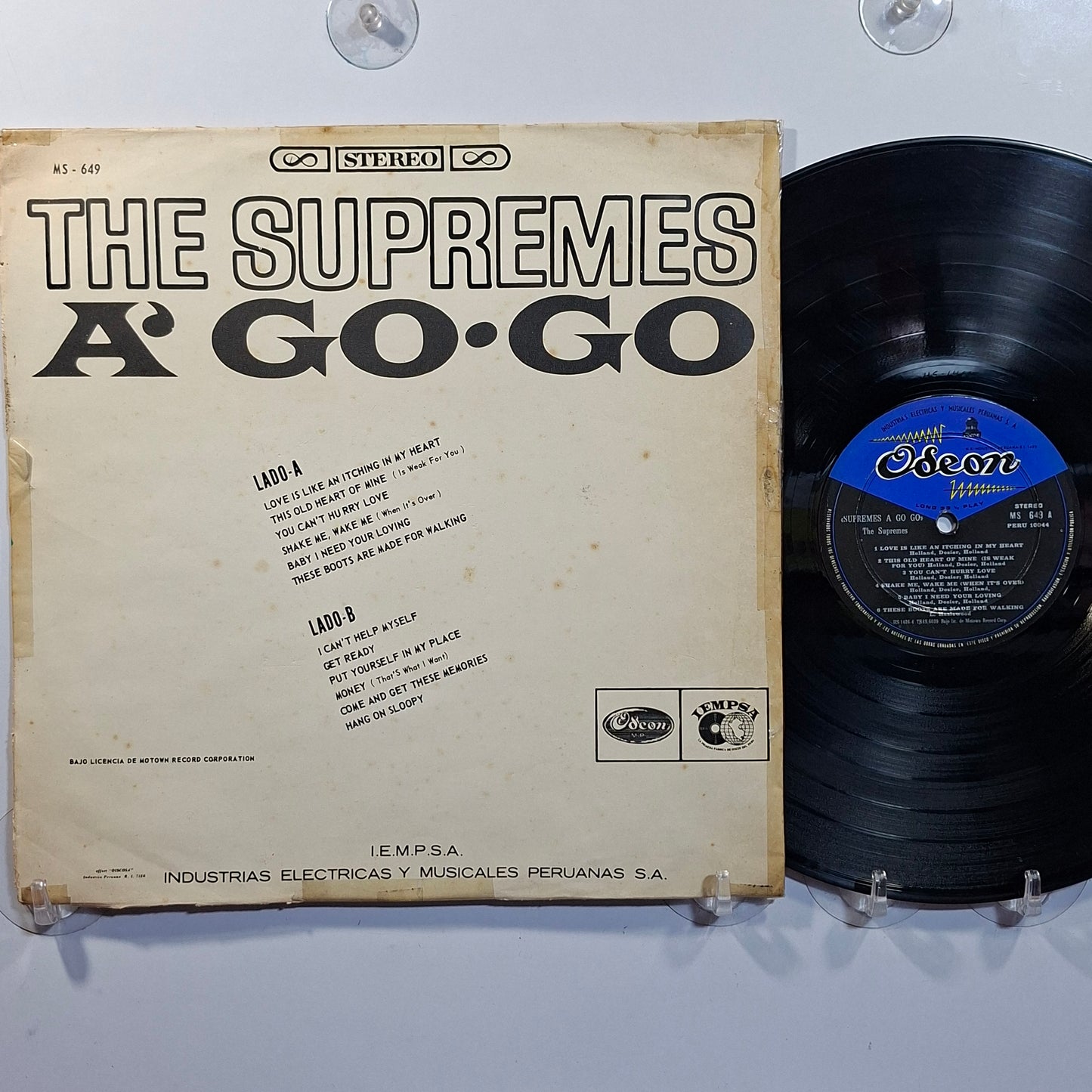 lp The Supremes A' Go-Go made peru 1966 funk soul
