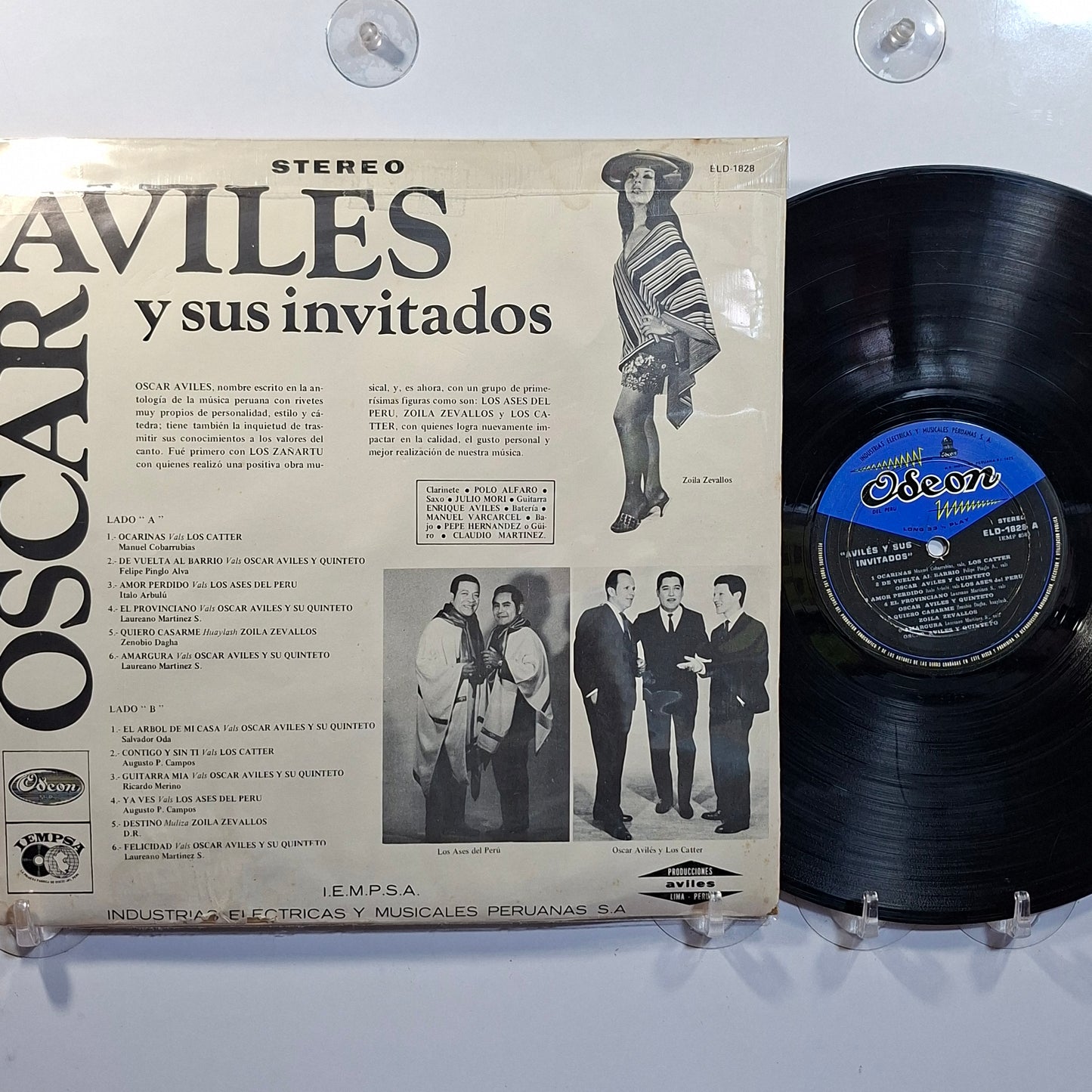 lp Oscar Aviles Y Sus Invitados Los Catter Los Ases Del Peru Zoila Zevallos varios made peru 1969 criollo folk
