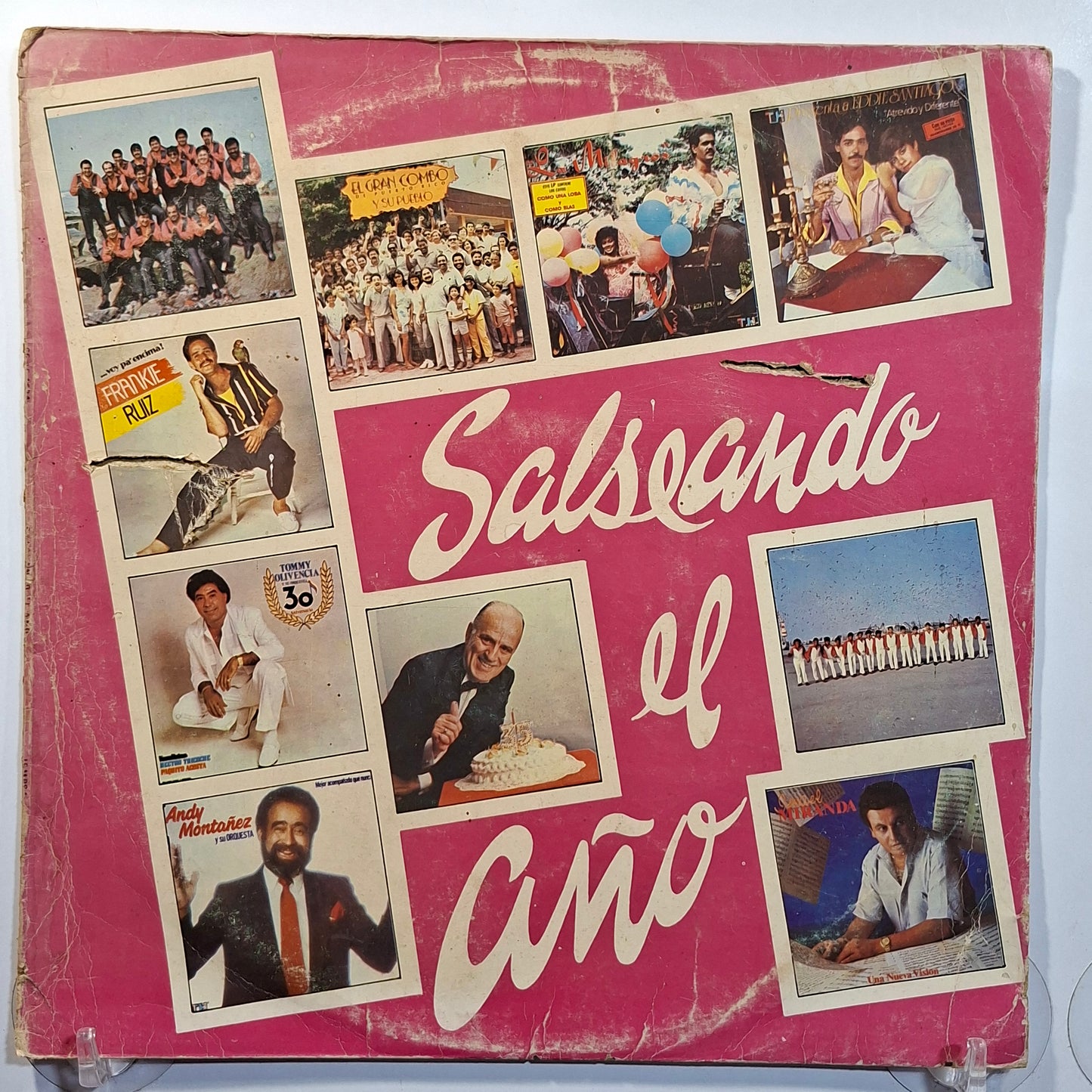 lp salseando el año frankie ruiz andy montañez eddie santiago varios made peru 1989 salsa