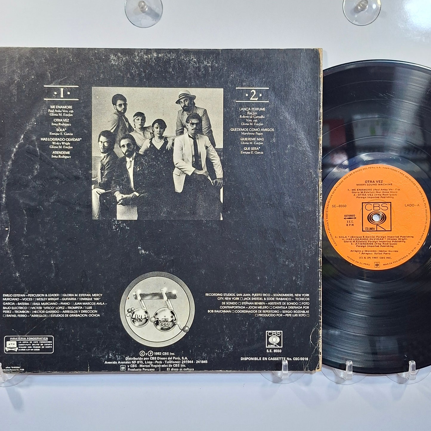 lp Miami Sound Machine Otra Vez made peru 1981 Electronic Latin Pop