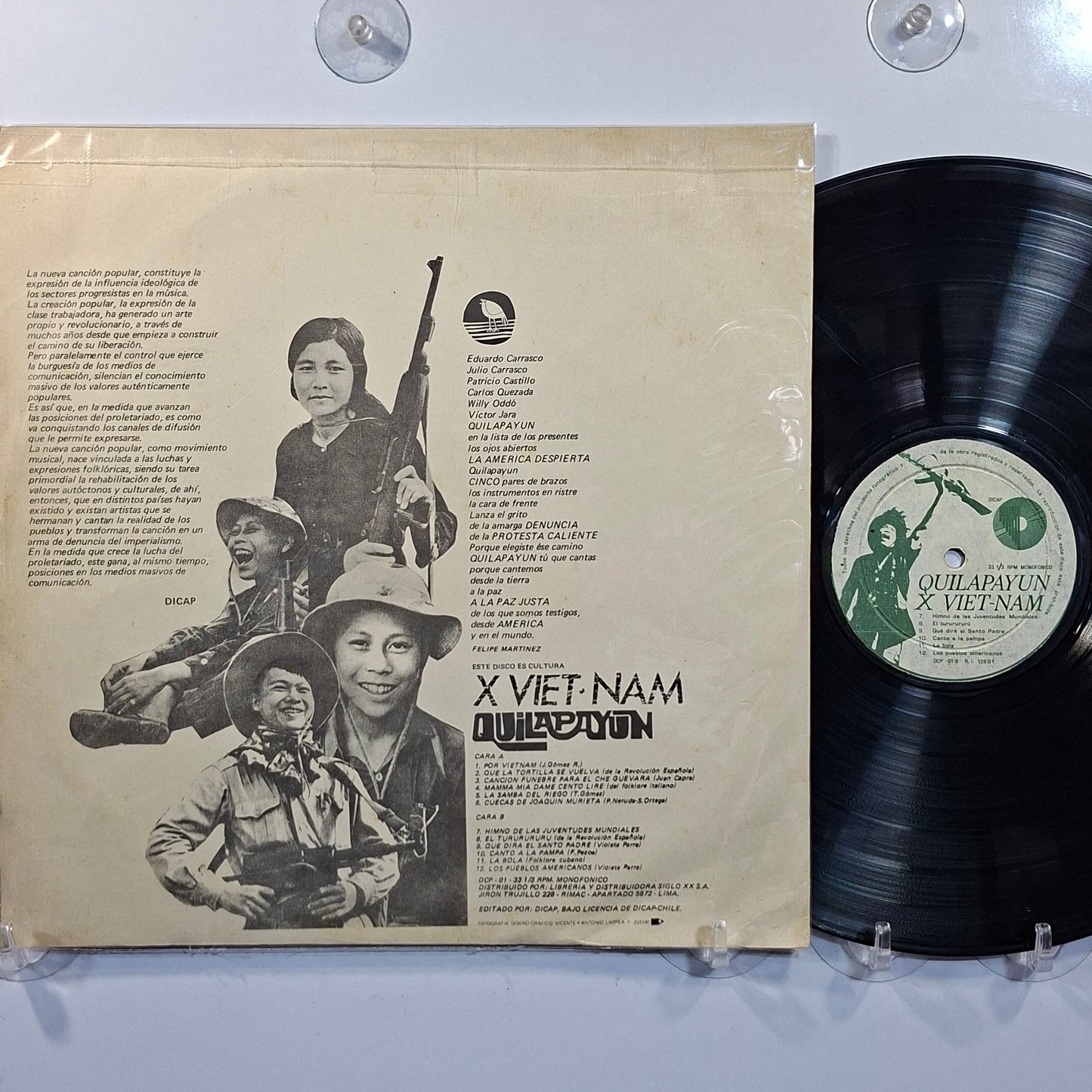 lp Quilapayun X Viet Nam made peru 1968 latin protesta folk