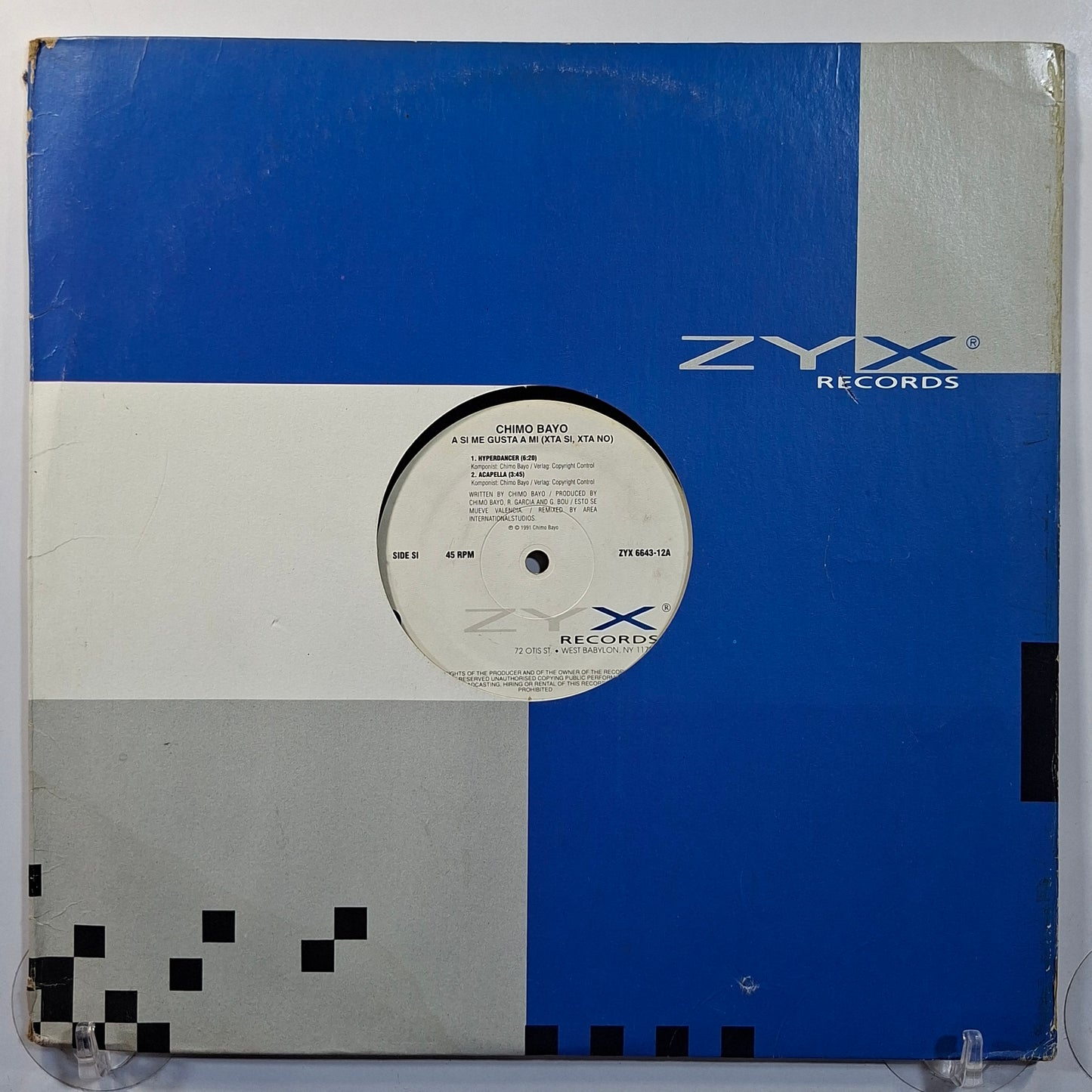 lp Chimo Bayo Asi Me Gusta A Mi (Xta Si, Xta No) made usa 1991 techno