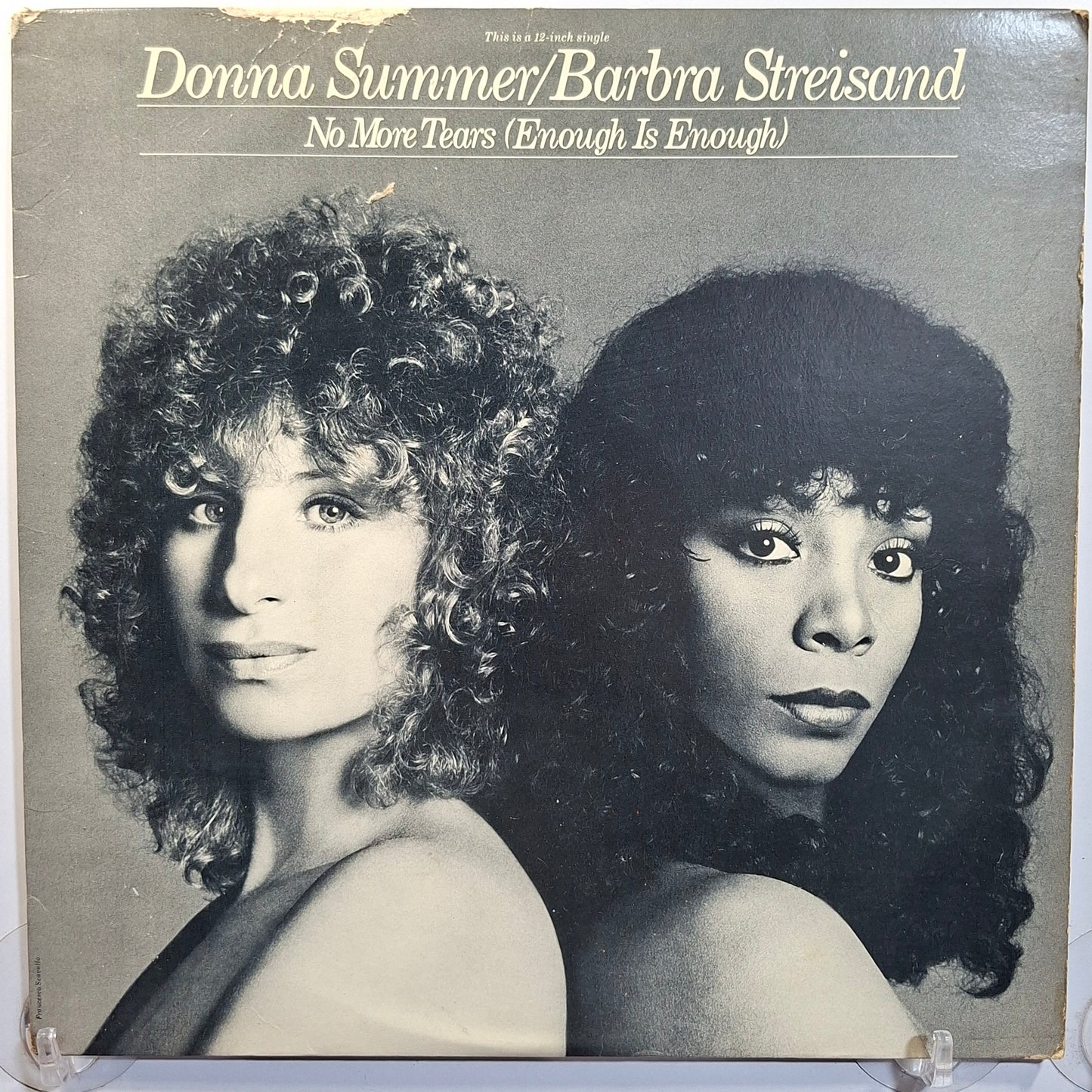 maxi single 12" Barbra Streisand Donna Summer No More Tears Enough Is Enough made usa 1979 disco