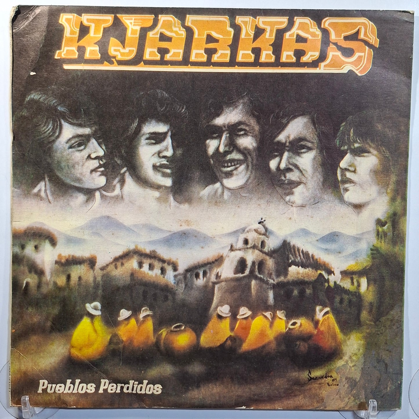 lp Los Kjarkas Pueblos Perdidos made peru 1984 andean folk