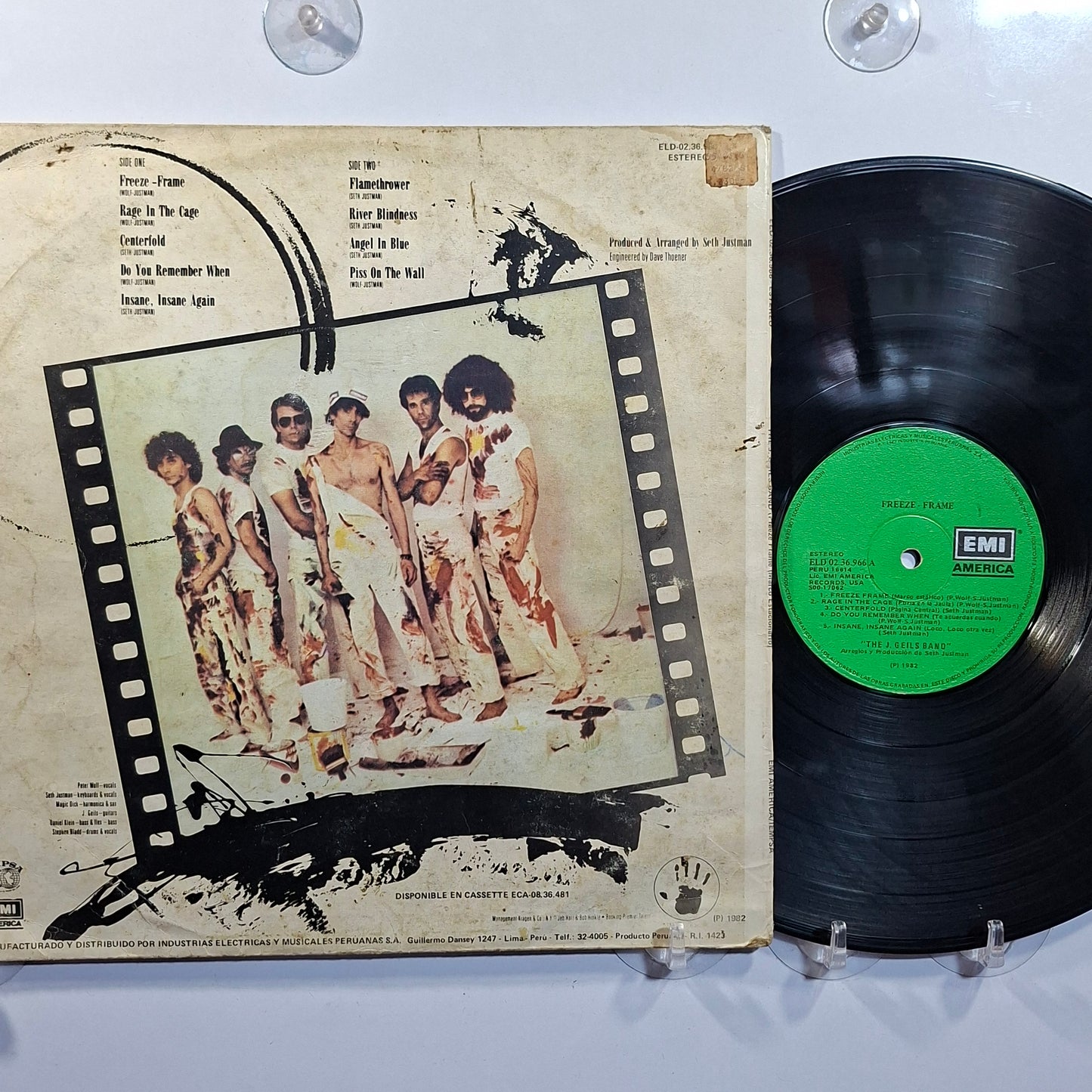 lp The J Geils Band Freeze Frame made peru 1981 pop rock