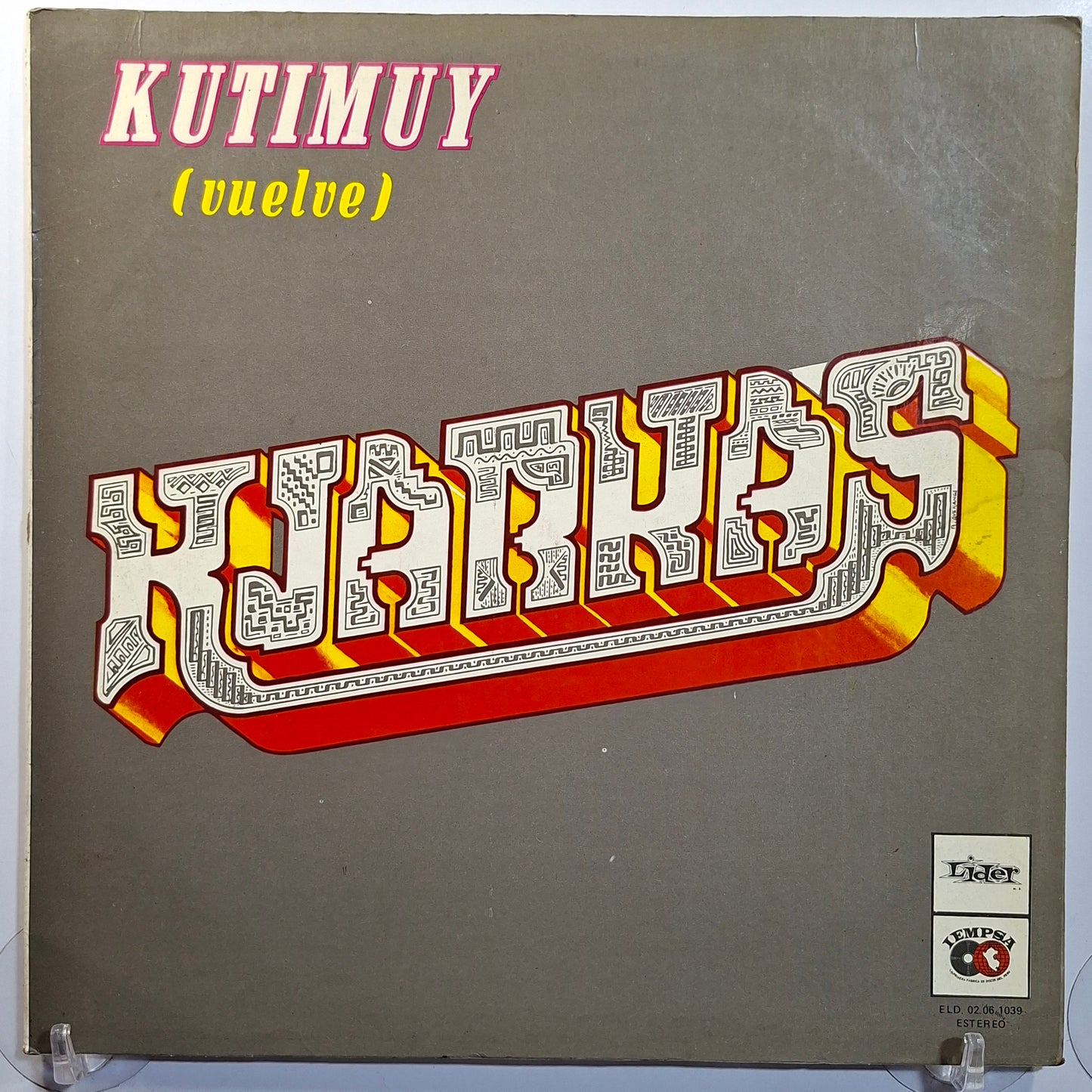 lp Los Kjarkas Kutimuy made peru 1982 andean folk