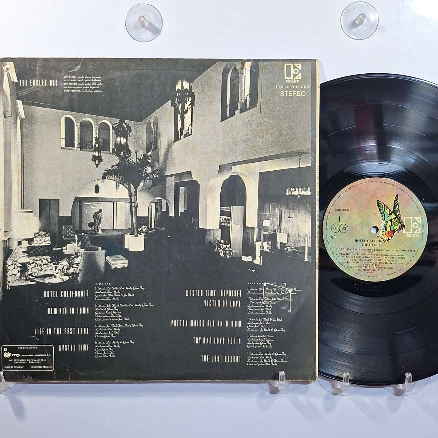 lp Eagles Hotel California made peru 1976 rock