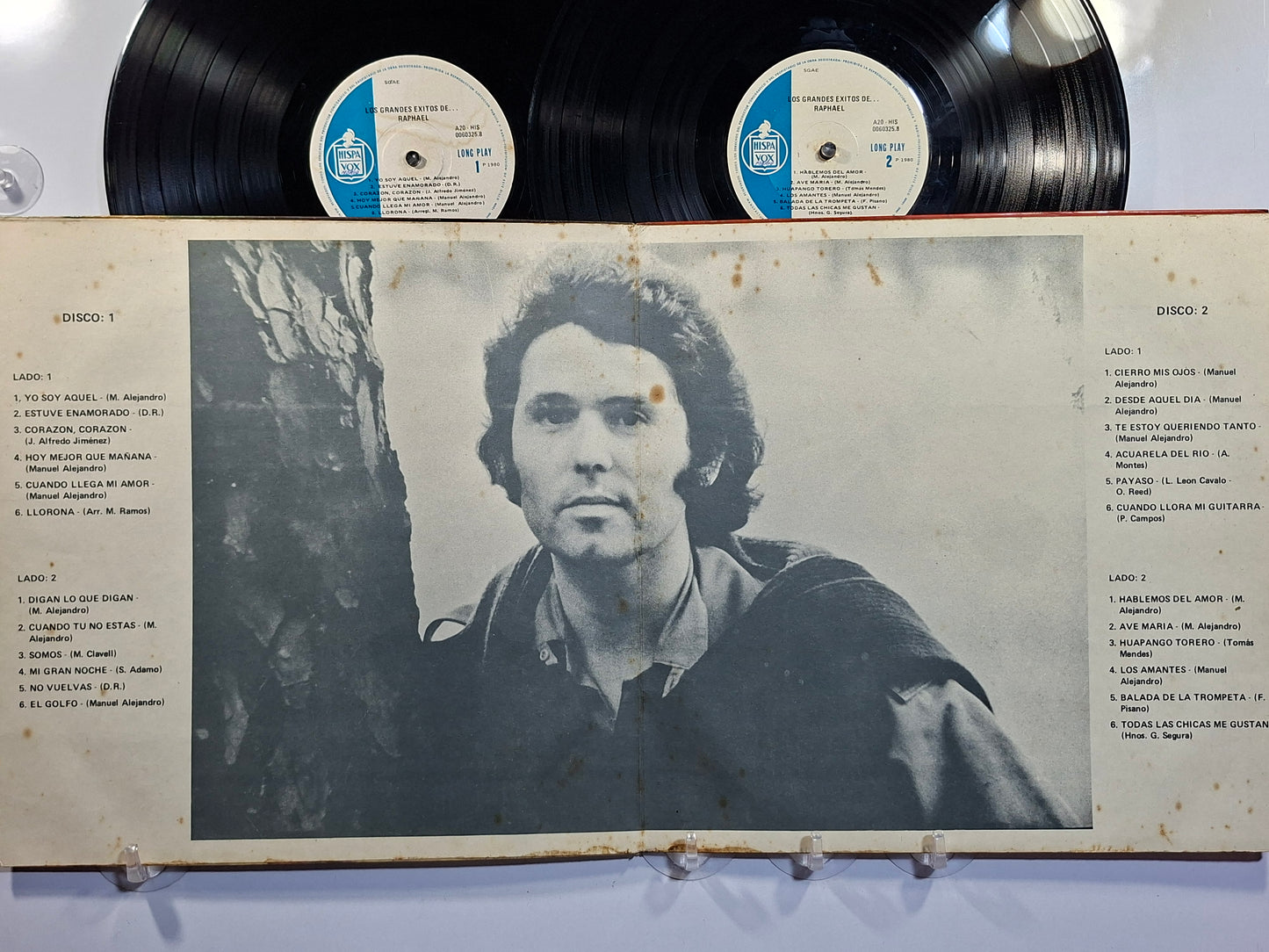 x2 lp Raphael los grandes exitos de raphael made peru 1980 gatefold latin pop