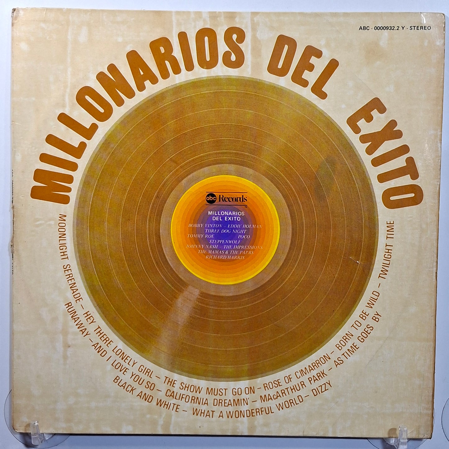 lp millonarios del éxito steppenwolf three dog night the mamas & papas varios made peru 1978 rock