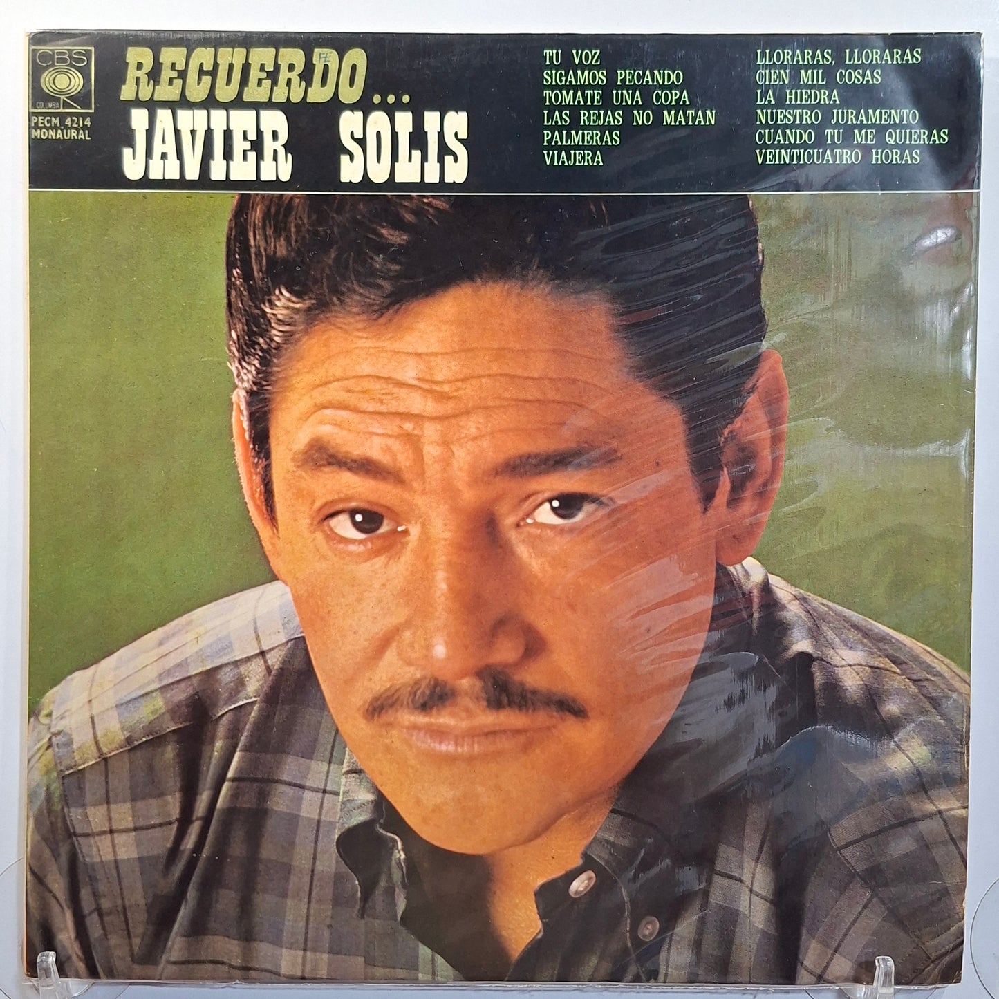 lp Javier Solis Recuerdo made peru 1970 ranchera folk
