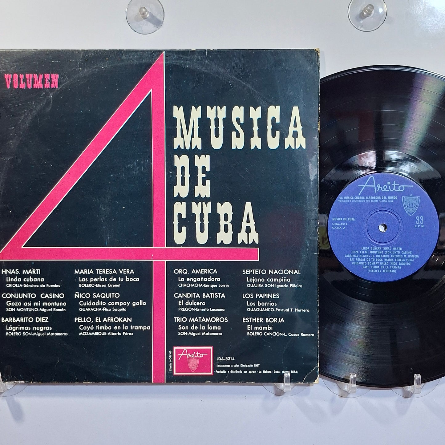 lp Musica de Cuba Volumen 4 conjunto casino orquesta america ñico saquito varios guaguanco
