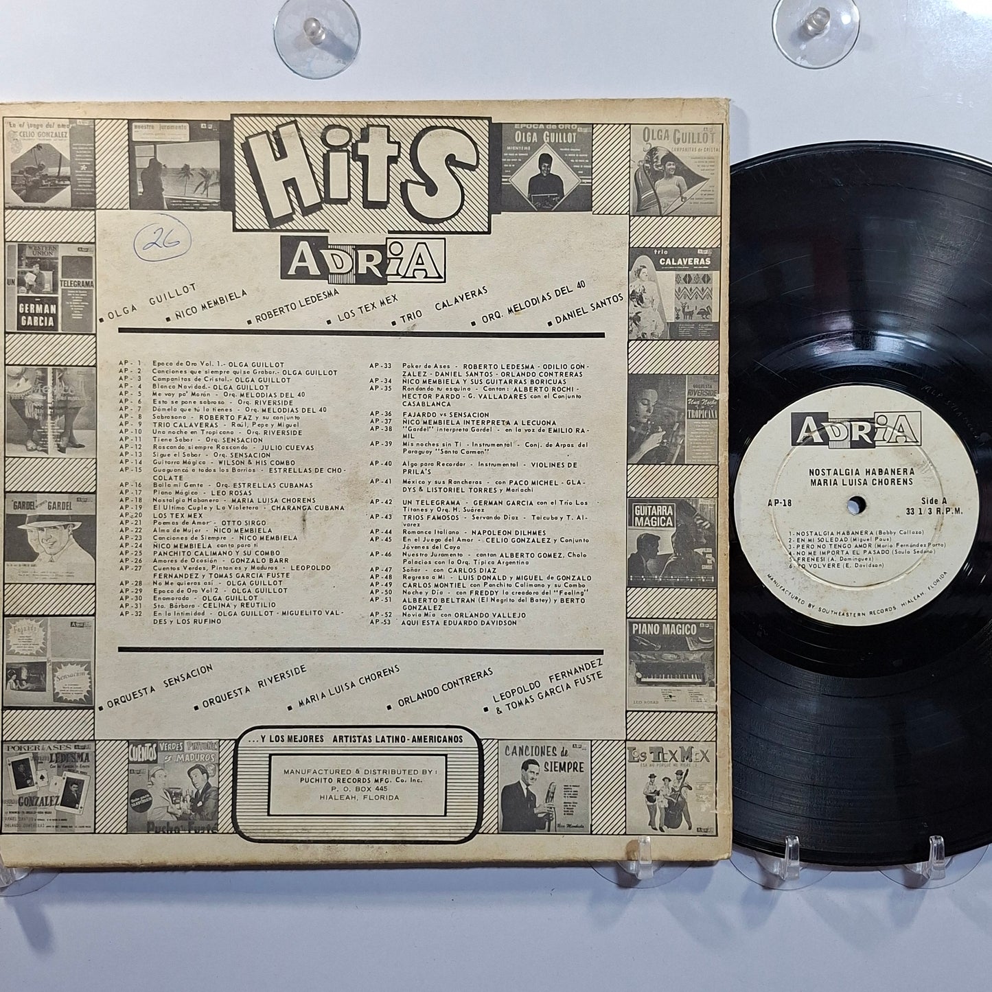 lp Maria Luisa Chorens Nostalgia Habanera made usa 1970 cha cha mambo latin