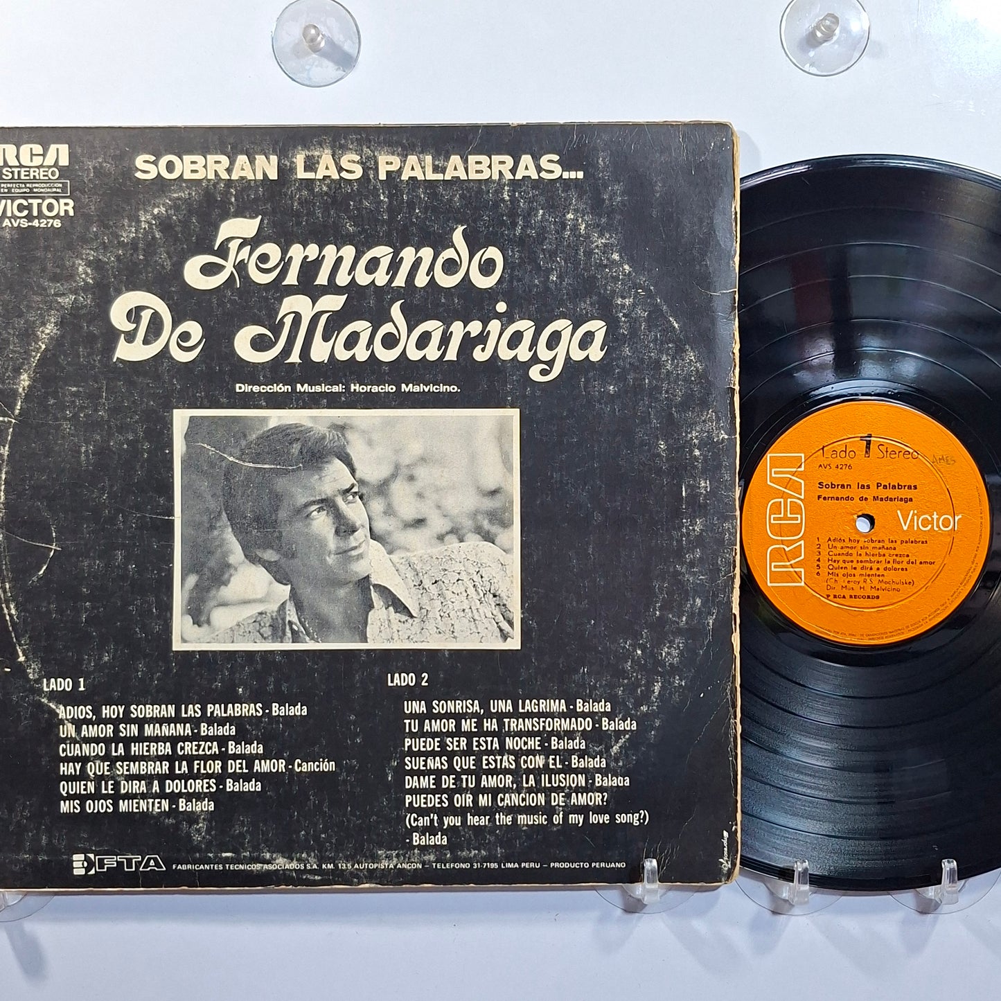 lp Fernando De Madariaga Sobran Las Palabras made peru 1975 latin pop
